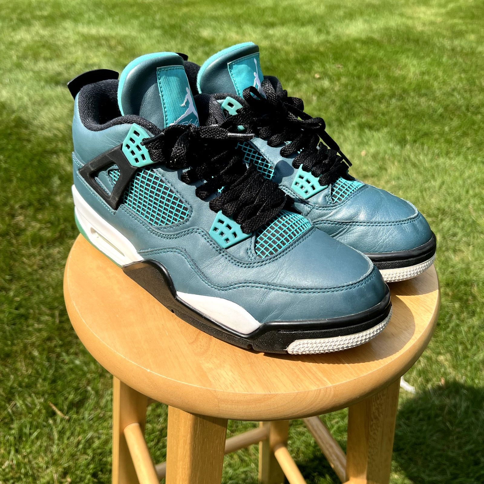 Jordan Brand Nike Nike Air Jordan 4 Retro Teal Men s Shoes Size 10.5 Grailed