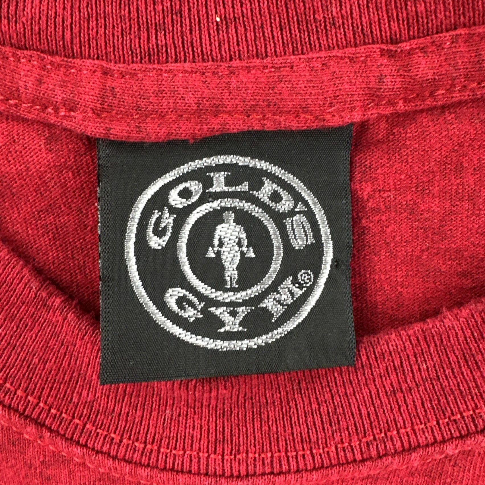 Vintage VINTAGE Gold's Gym Downtown LA Men’s XL Red T Shirt USA Graphic Print Crew Neck Short Sleeve Cotton Knit Regular Fit Sports 90s Boys/Girls Mens Womens Size US XL / EU 56 / 4 - 7 Thumbnail