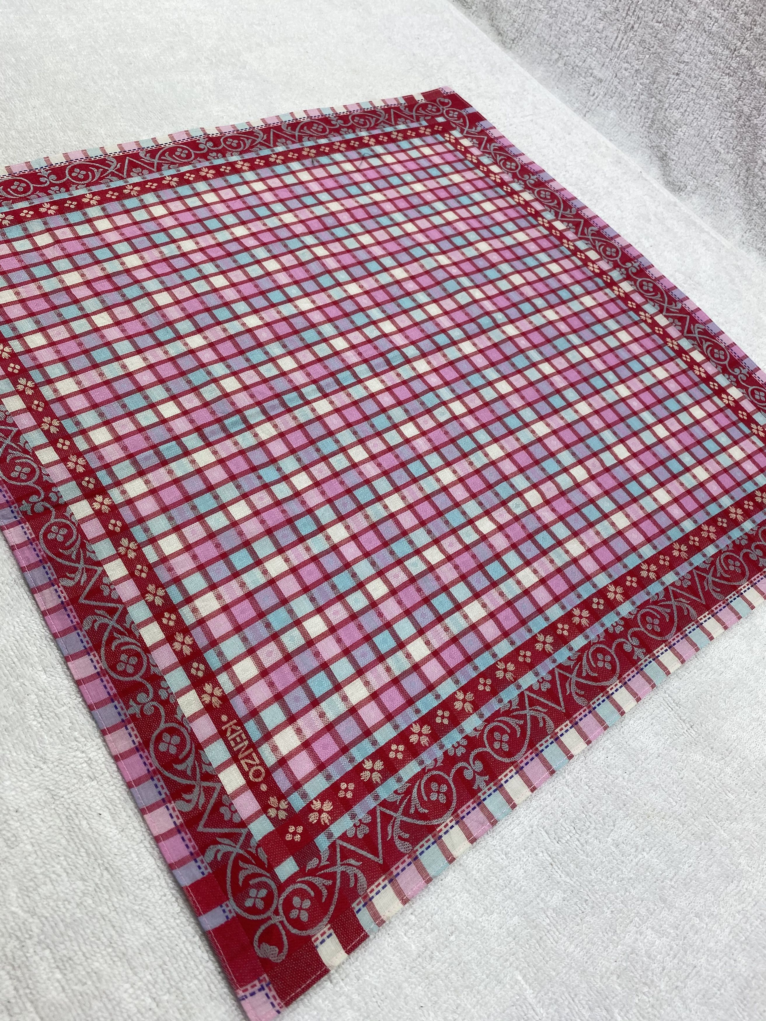 Kenzo × Vintage Kenzo Handkerchief / Bandana / Neckerchief Size ONE SIZE - 4 Thumbnail