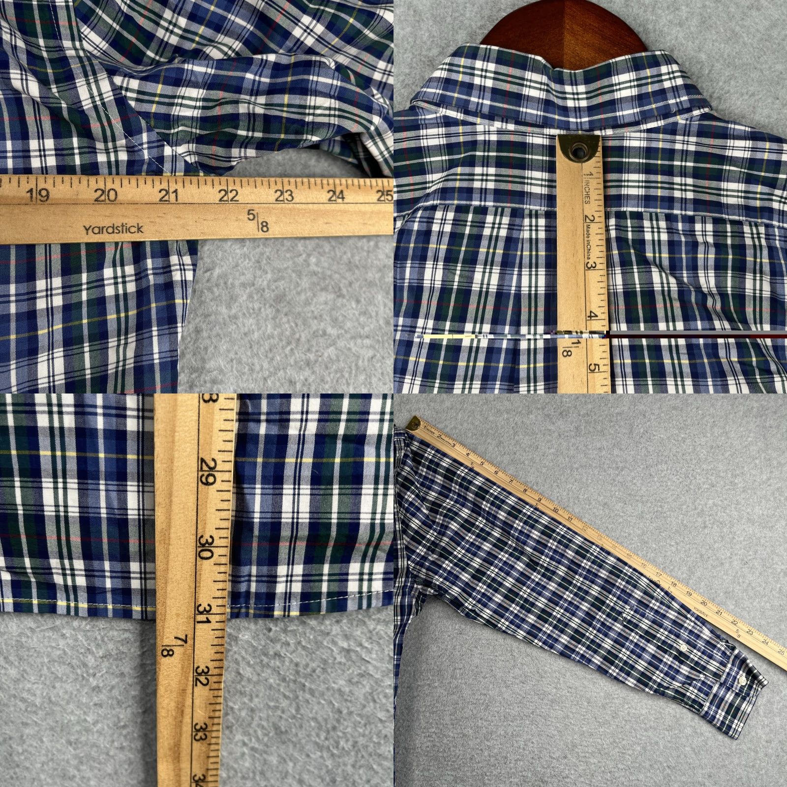 Vineyard Vines Vineyard Vines Tucker Shirt Slim Fit Colorful Plaid Whale Pocket Mens Medium Size US M / EU 48-50 / 2 - 8 Thumbnail