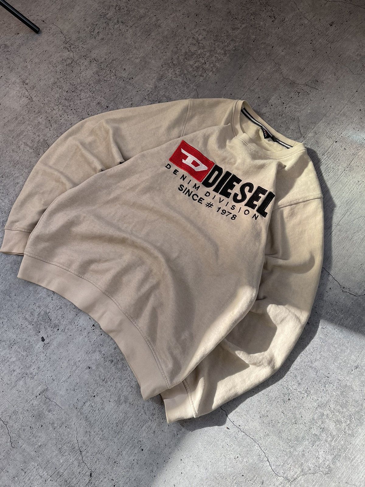 Designer × Diesel Vintage Diesel Distressed Y2K Sweatshirt Big Logo Size US M / EU 48-50 / 2 - 5 Thumbnail