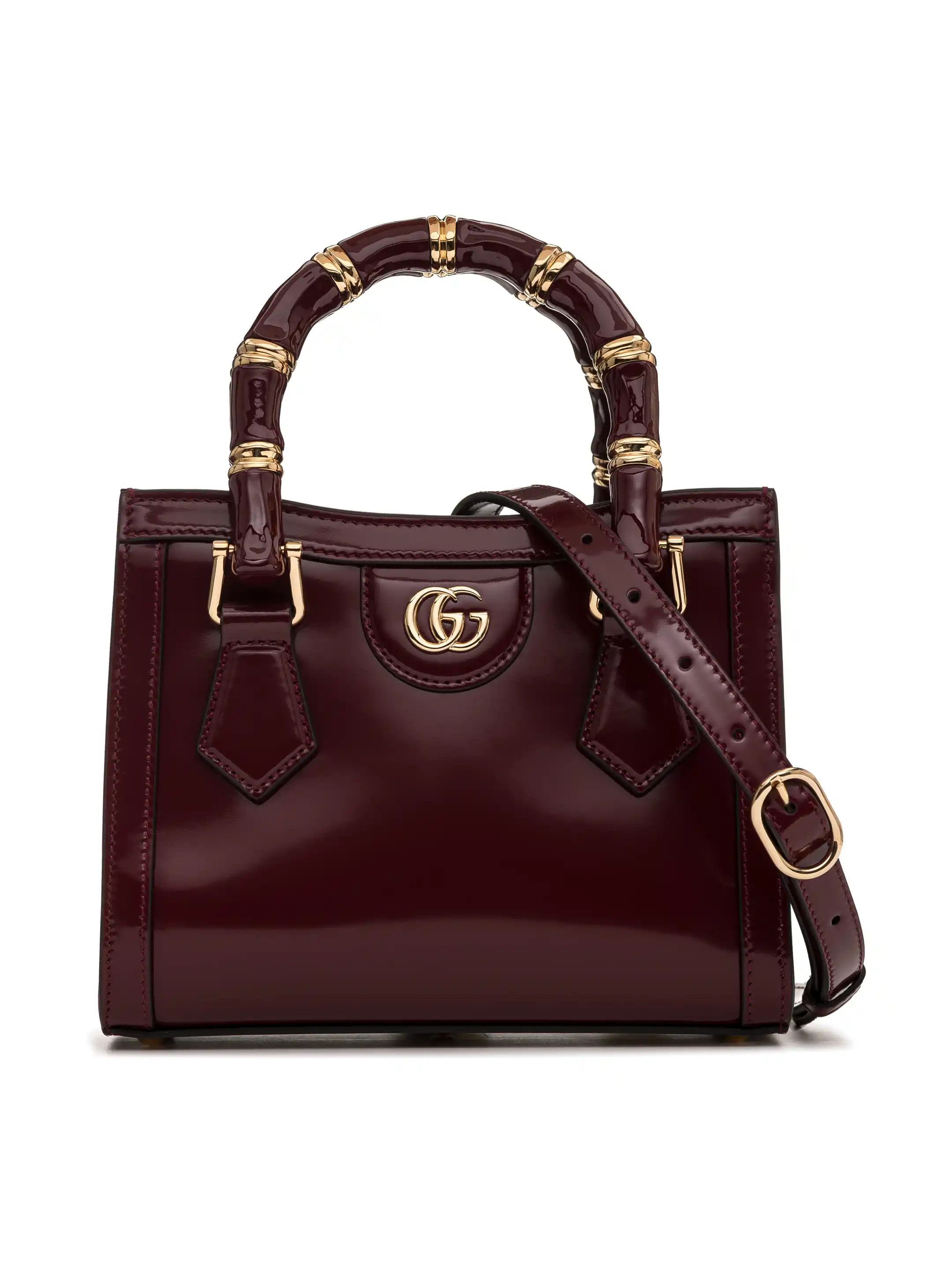 Gucci o1la5ras0526 Size: OS / Diana Small Tote Bag in Burgundy Size ONE SIZE - 1 Thumbnail