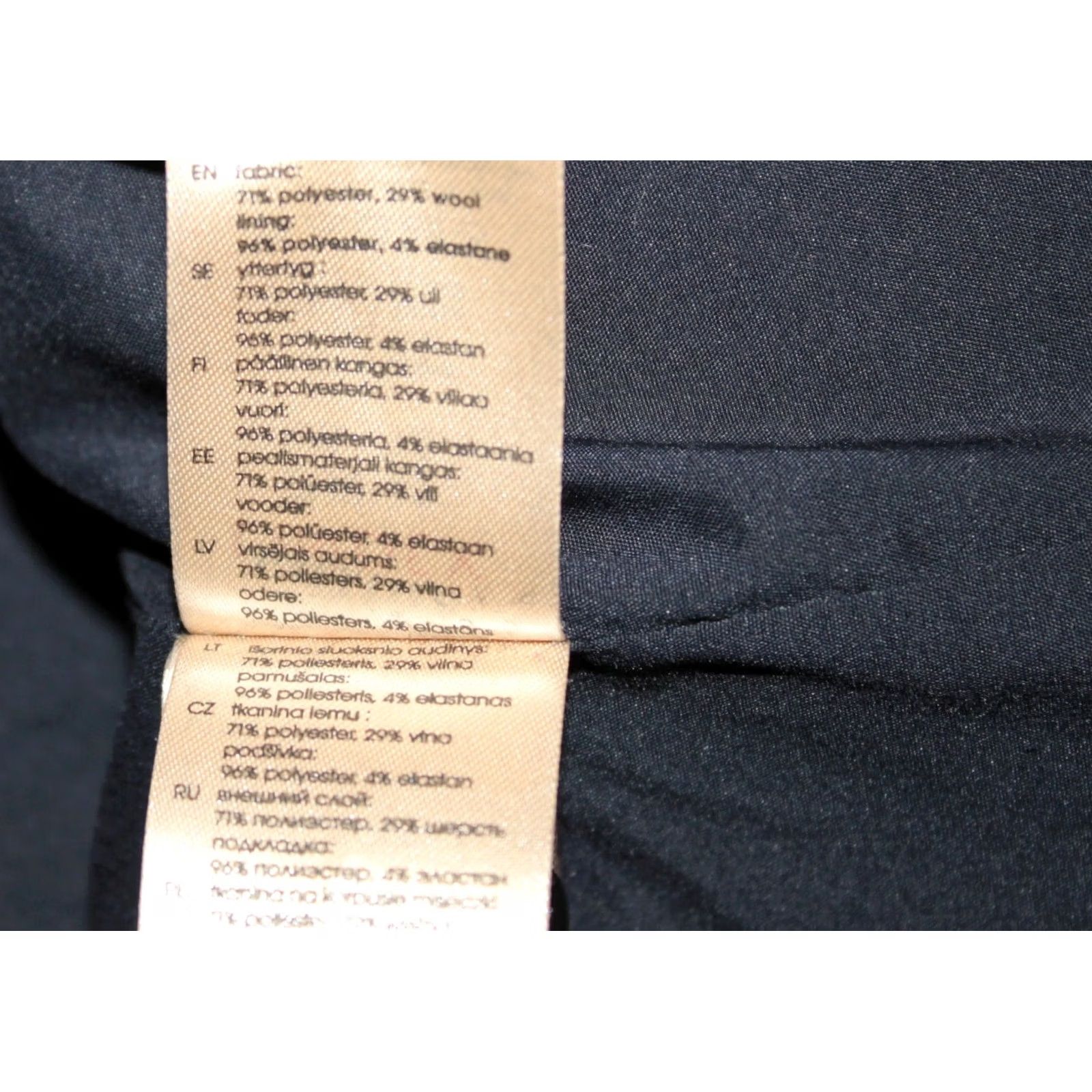 Jean Paul Gaultier Jean Paul Gaultier for Lindex Womens Coat UK 16 EUR 42 Multicoloured Wool Blend Coat Women, 66 cm Length, 64 cm Sleeve, Very Good, 100% Genuine Size 38" / US 16 / IT 52 - 8 Thumbnail