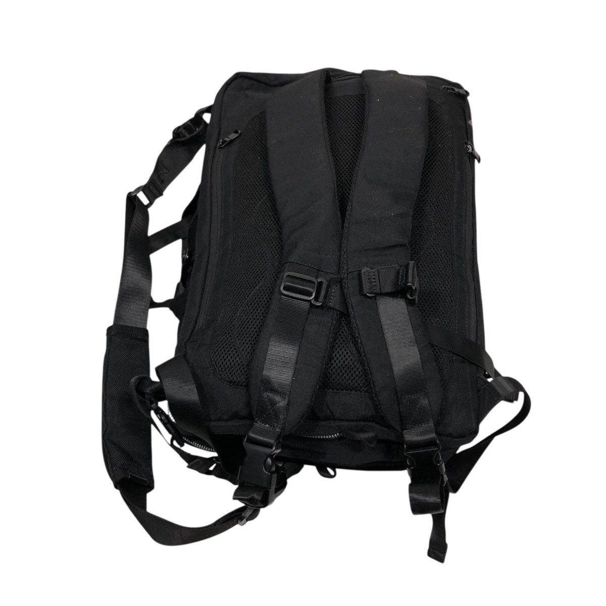 Japanese Brand 📌Rich Black Vintage Multi Use Back Pack Cordura Fabric Size ONE SIZE - 11 Thumbnail