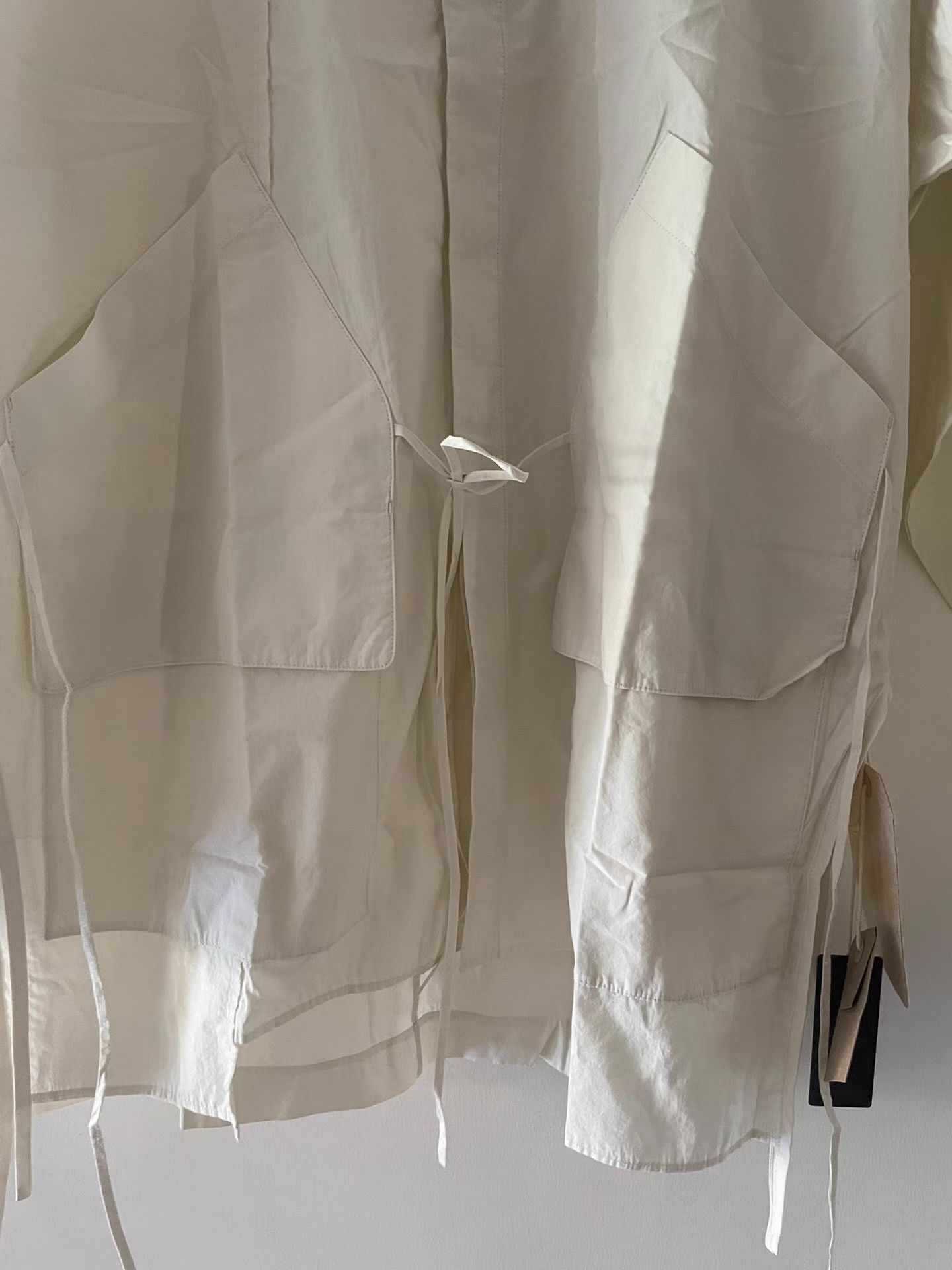 Ziggy Chen Ziggy Chen 20SS White Patch‑Pocket Shirt. Ｑ25 Size US M / EU 48-50 / 2 - 3 Thumbnail