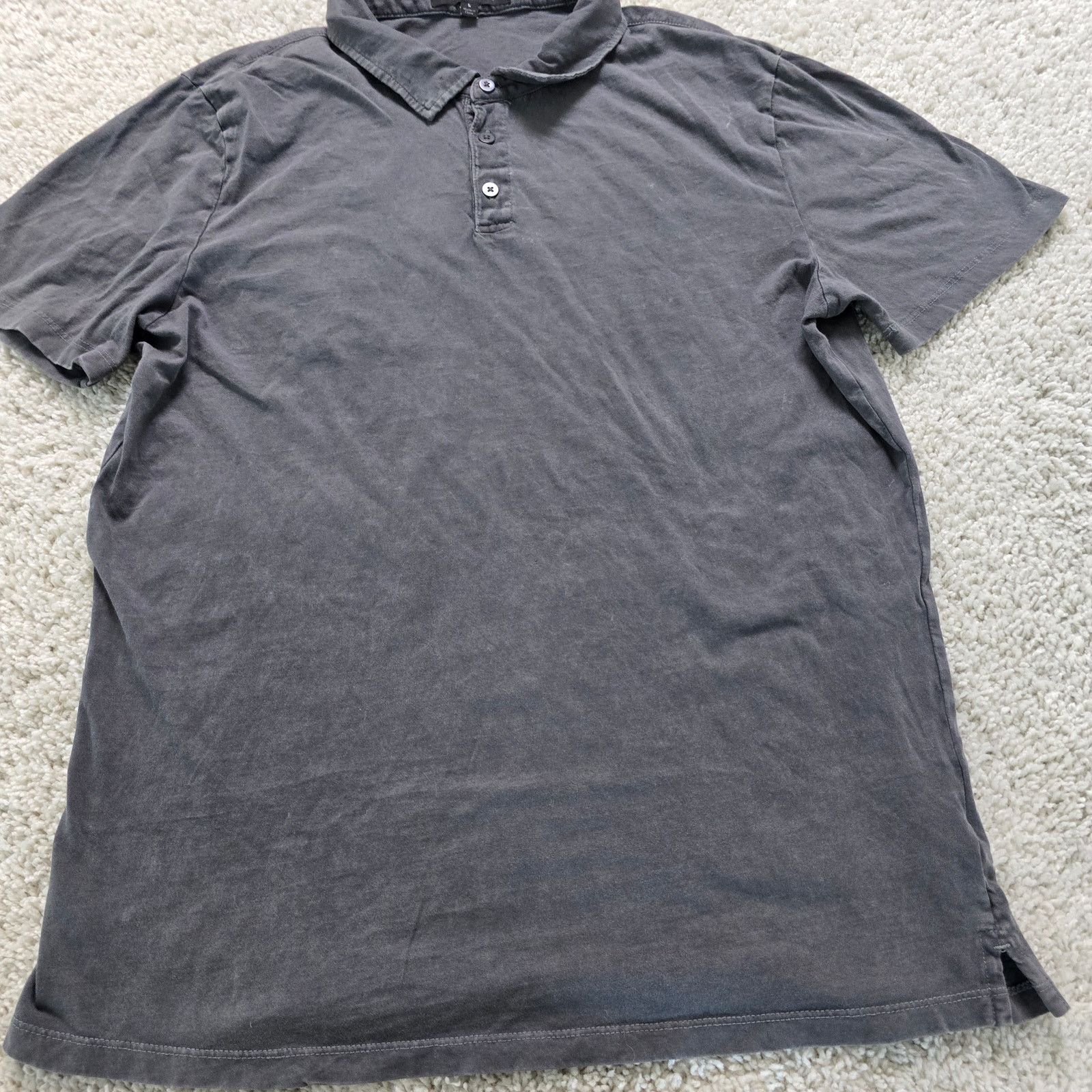 Robert Barakett Robert Barakett Mens Designer Polo Mens Large Grey Casual Size US L / EU 52-54 / 3 - 3 Thumbnail