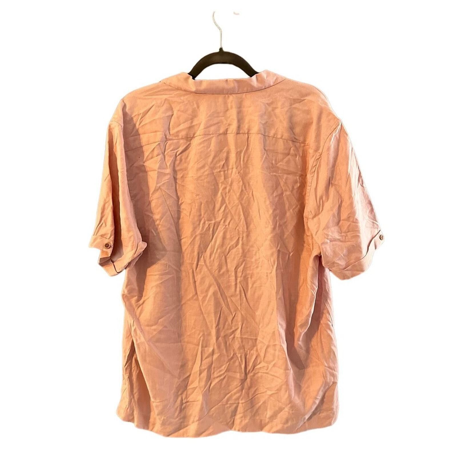 Other Ted Baker Pink Short Sleeve Button Up Collared Size Small Size US S / EU 44-46 / 1 - 4 Thumbnail