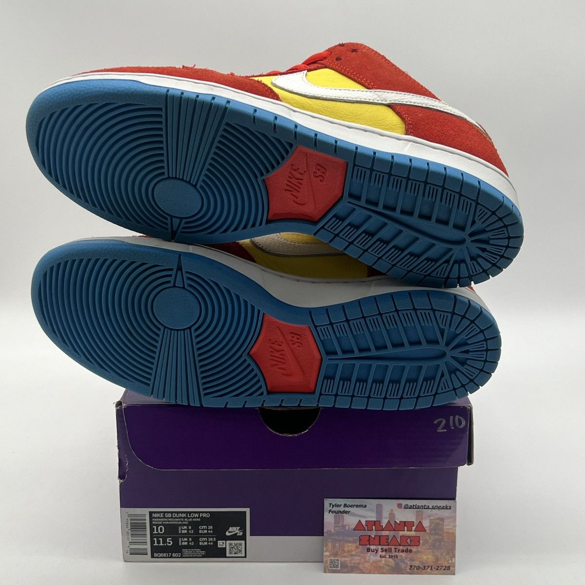 Nike Nike Dunk Low Bart Simpson Size US 10 / EU 43 - 7 Thumbnail