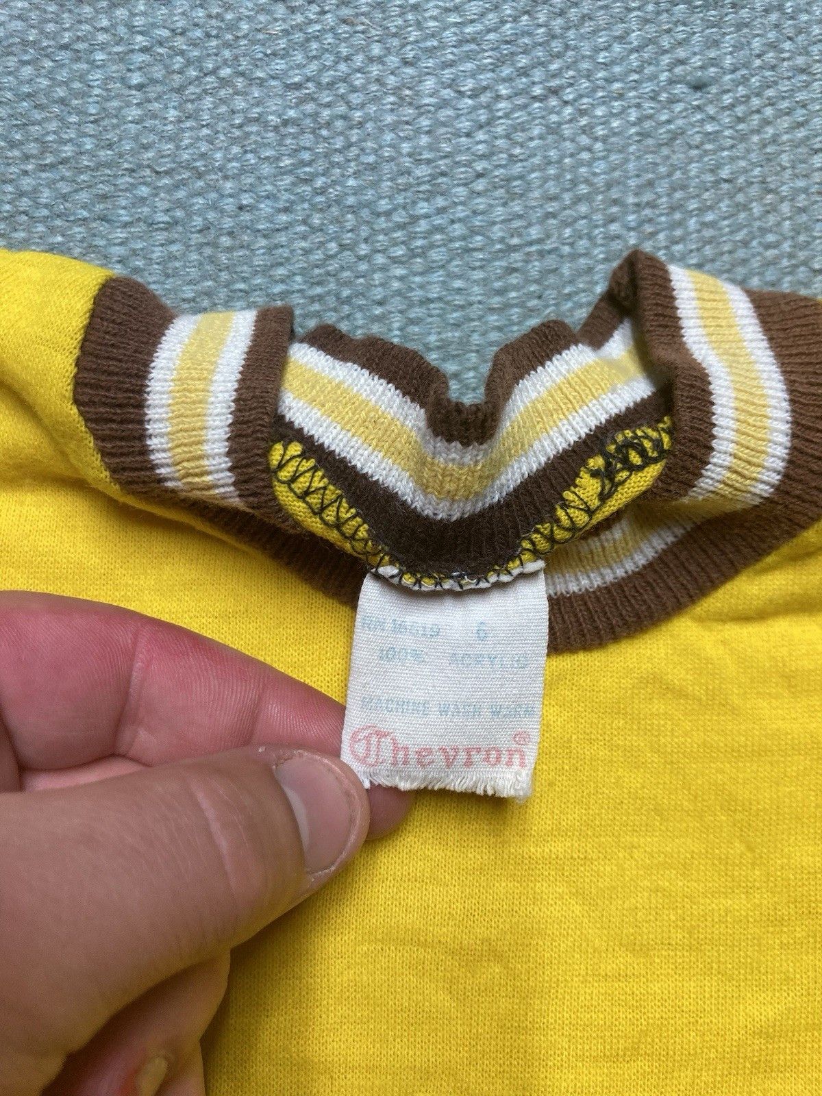 Vintage 60s t shirt soft acrylic boys size 6 women’s XXS? Baby tee Size XXS / US 00 / IT 34 - 5 Thumbnail