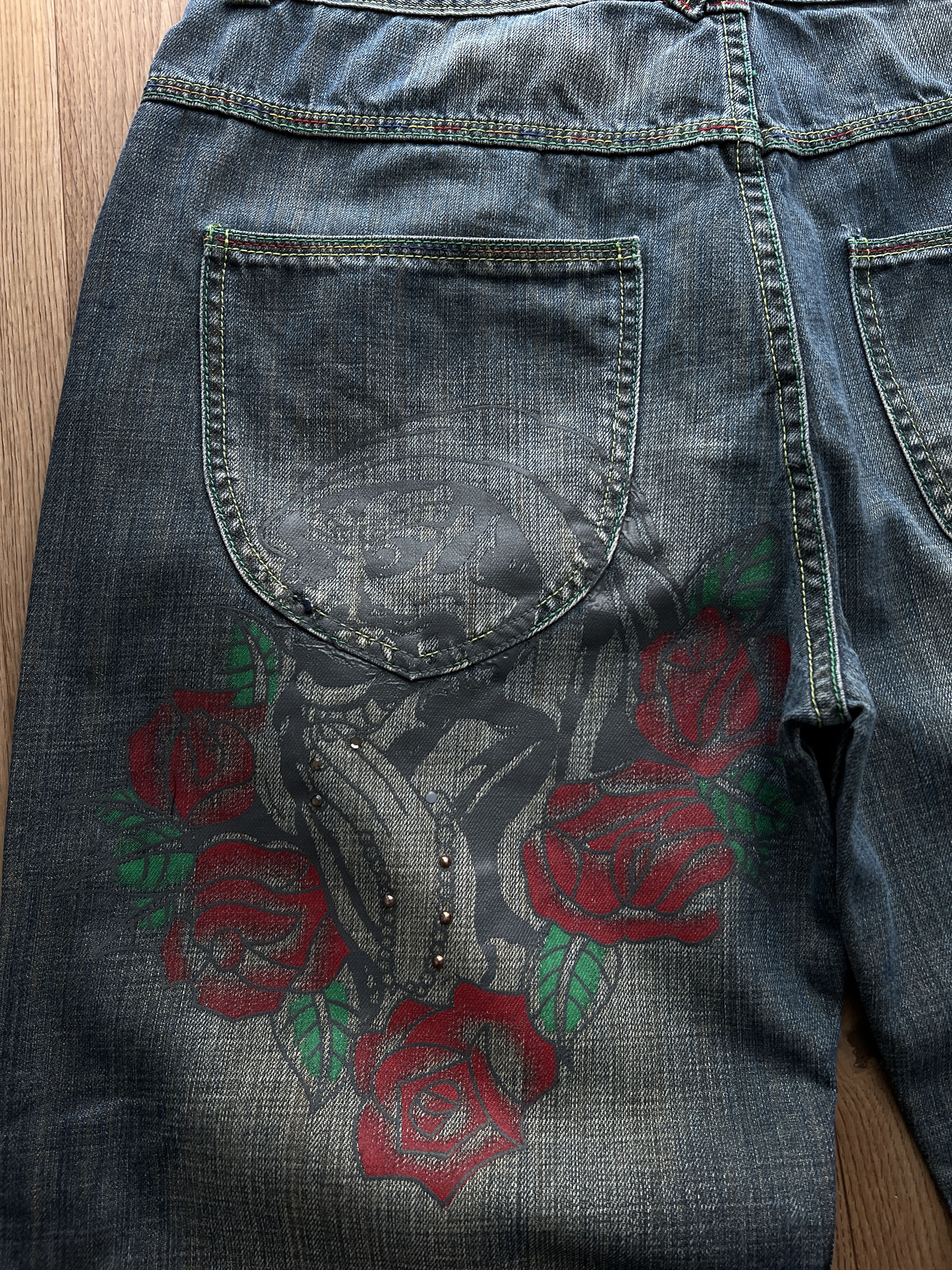 Designer Crazy! Irezumi Japan baggy denim rap 90s printed y2k hip hop Size US 38 / EU 54 - 10 Thumbnail