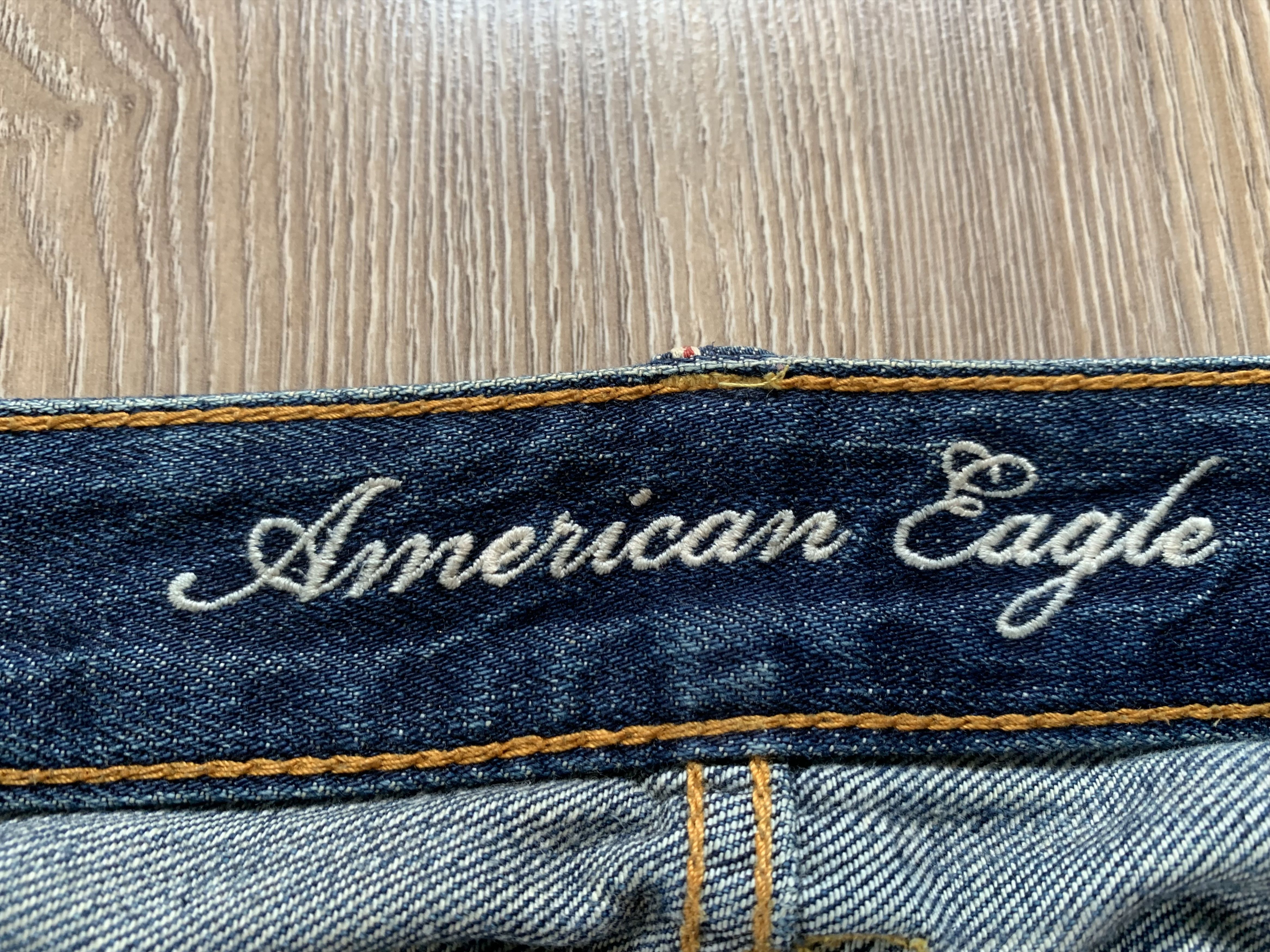 American Eagle Outfitters American Eagle Light Blue Distressed Selvedge Jeans Size US 30 / EU 46 - 11 Thumbnail