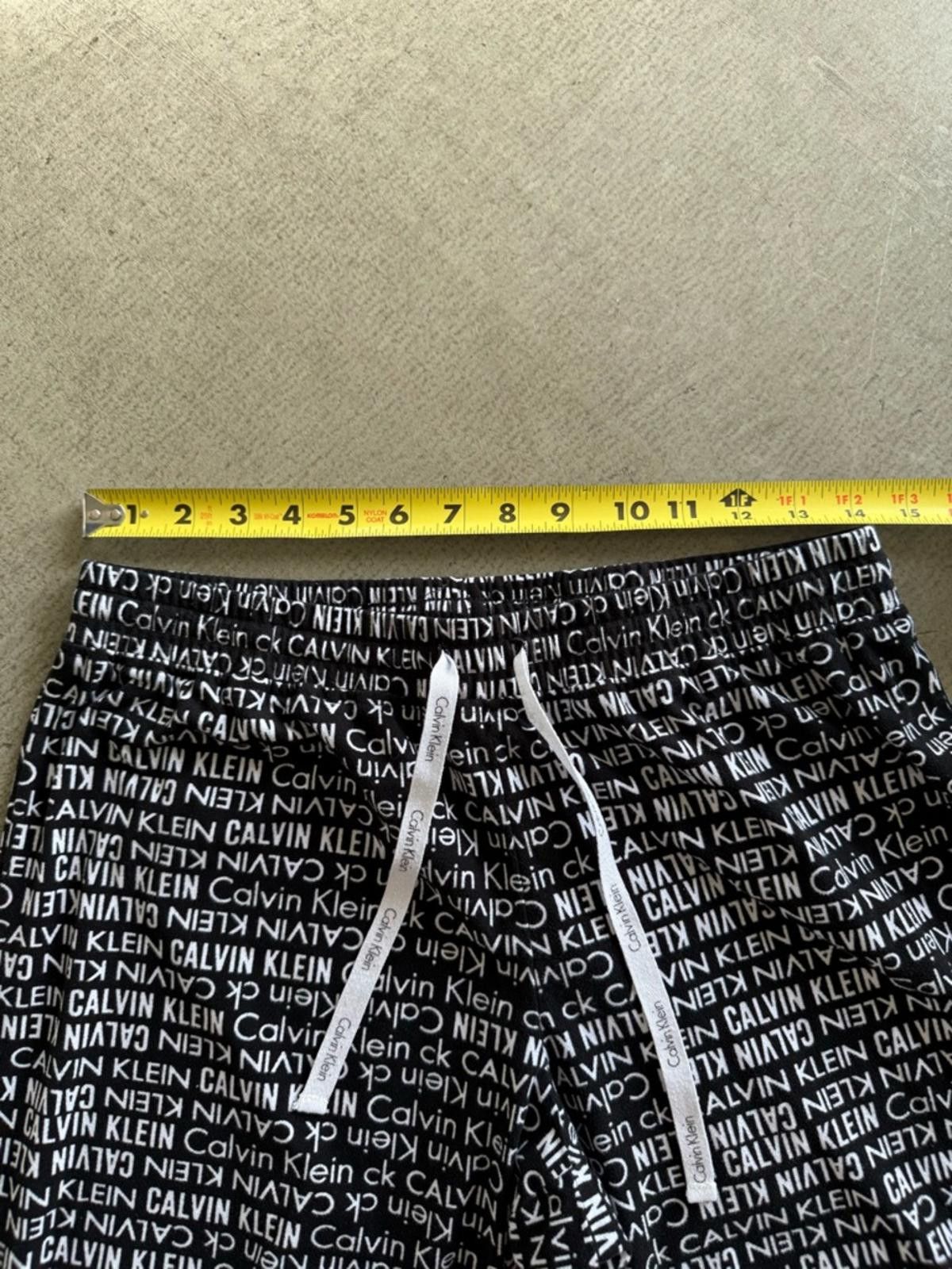 Calvin Klein Calvin Klein / Logo Fleece Pajama Pants / Black White Size ONE SIZE - 4 Thumbnail