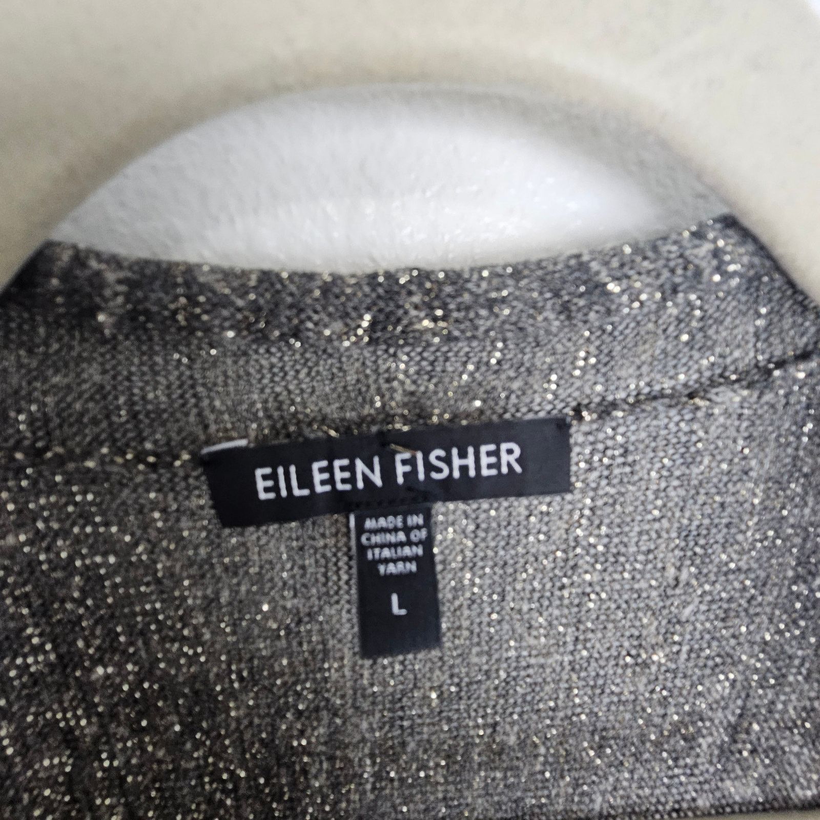Eileen Fisher Eileen Fisher Linen Open Cardigan Sweater Sz L Quiet Luxury Size L / US 10 / IT 46 - 6 Thumbnail