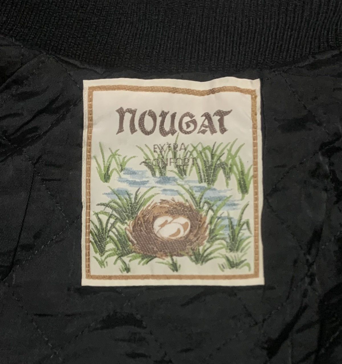 Japanese Brand Vintage Japanese Nougat Wool Bomber Jacket Size US M / EU 48-50 / 2 - 6 Thumbnail