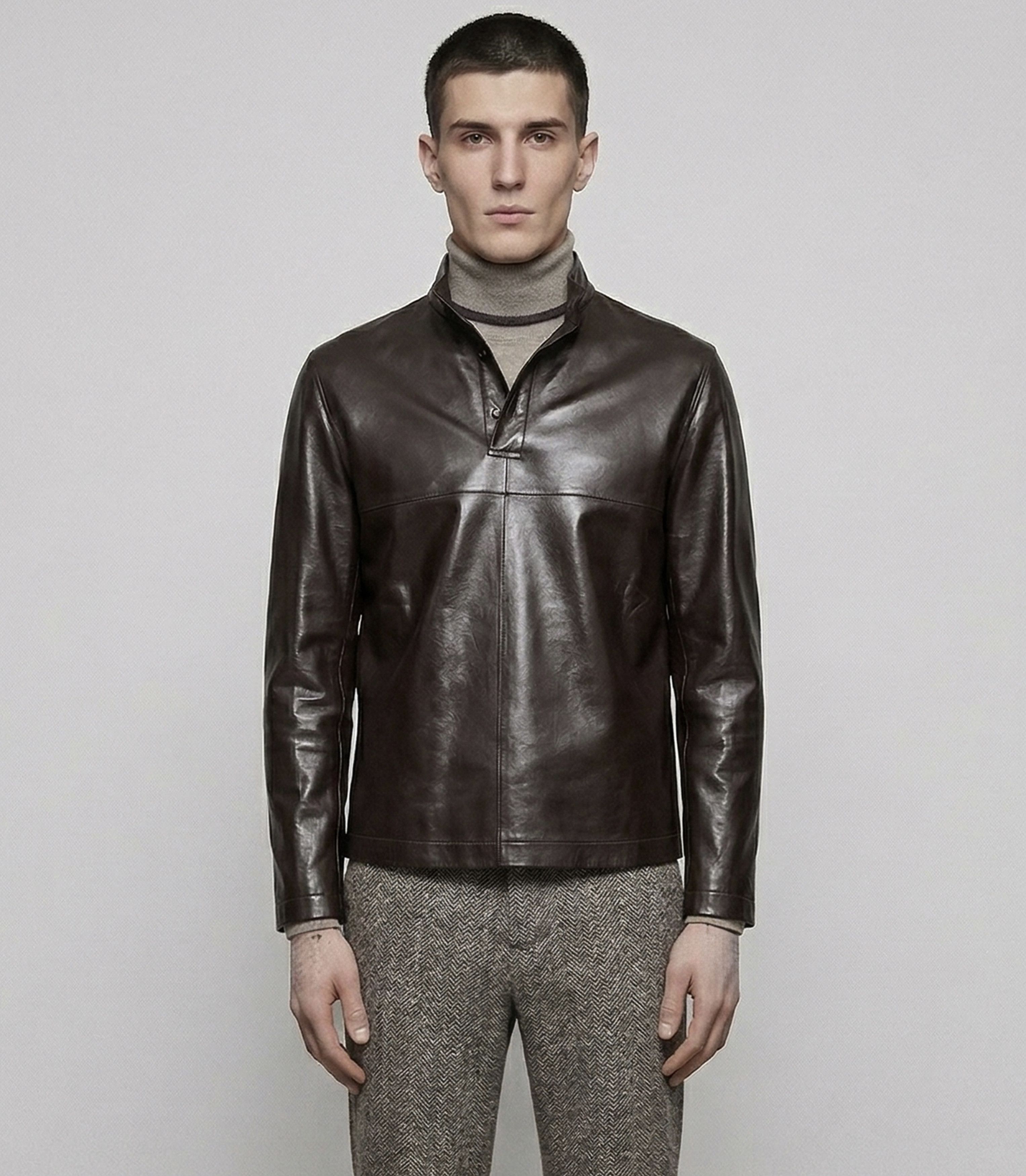 Louis Vuitton Lambskin Shirt Korean Collar Size US L / EU 52-54 / 3 - 1 Thumbnail