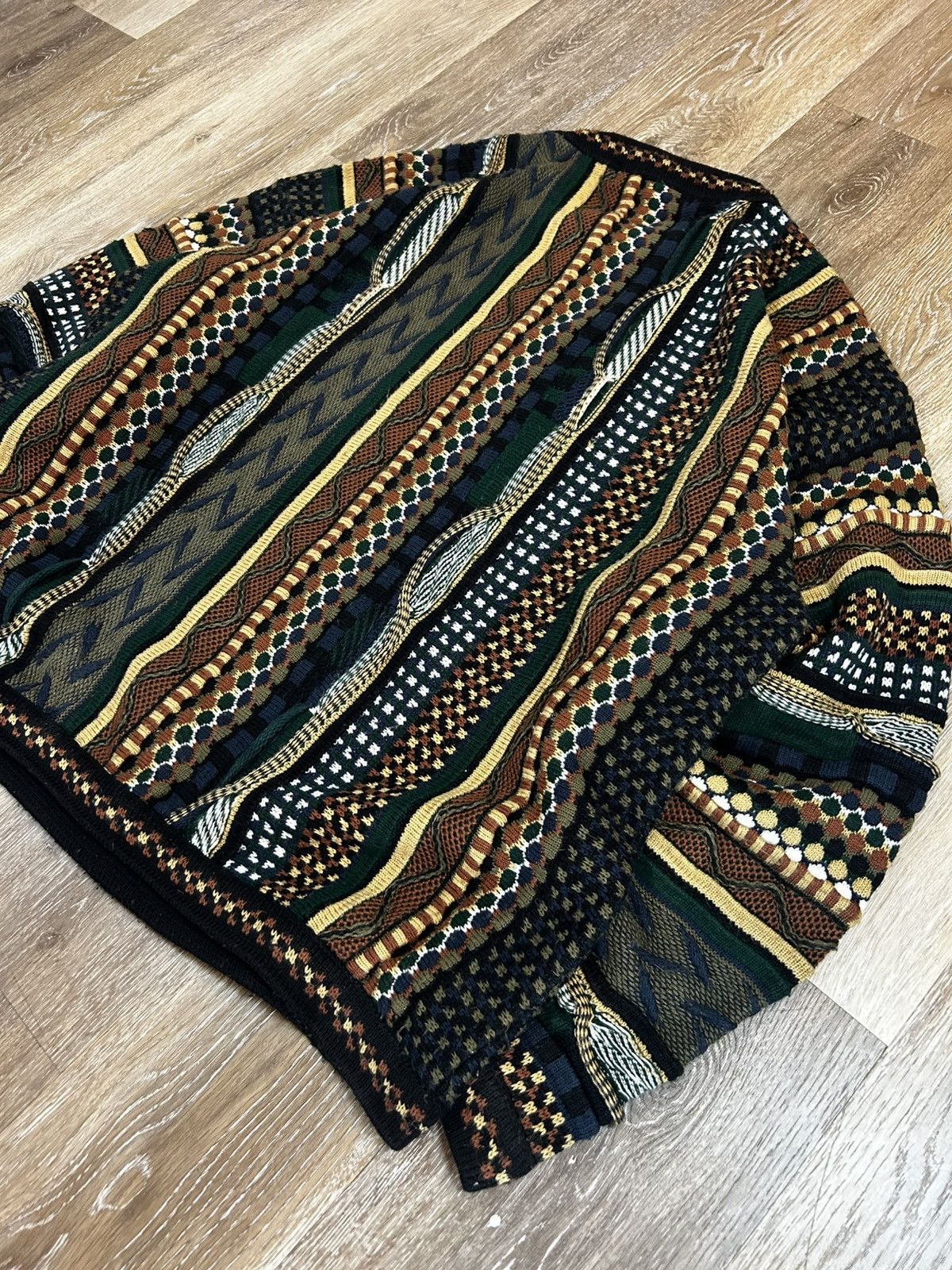 Vintage Super sick vintage 3D knit sweater Size US XL / EU 56 / 4 - 3 Thumbnail