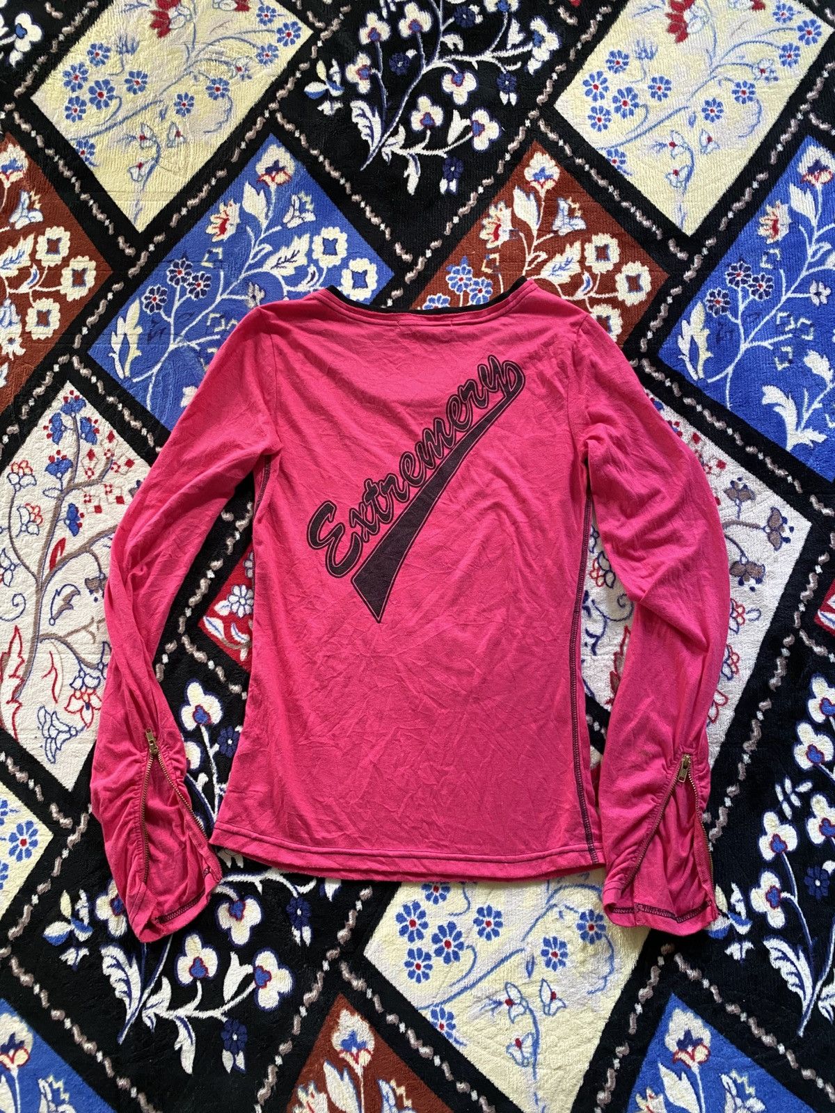 If Six Was Nine Lazy Daisy Bondage Zip Punk Longsleeve Size US M / EU 48-50 / 2 - 3 Thumbnail