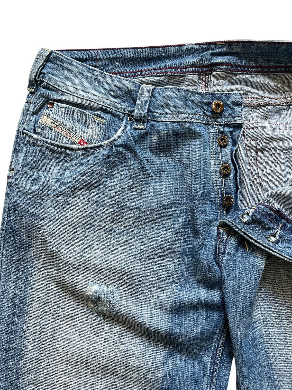 Diesel × Vintage Vintage Diesel Industry Baggy Jeans Size US 36 / EU 52 - 6 Thumbnail