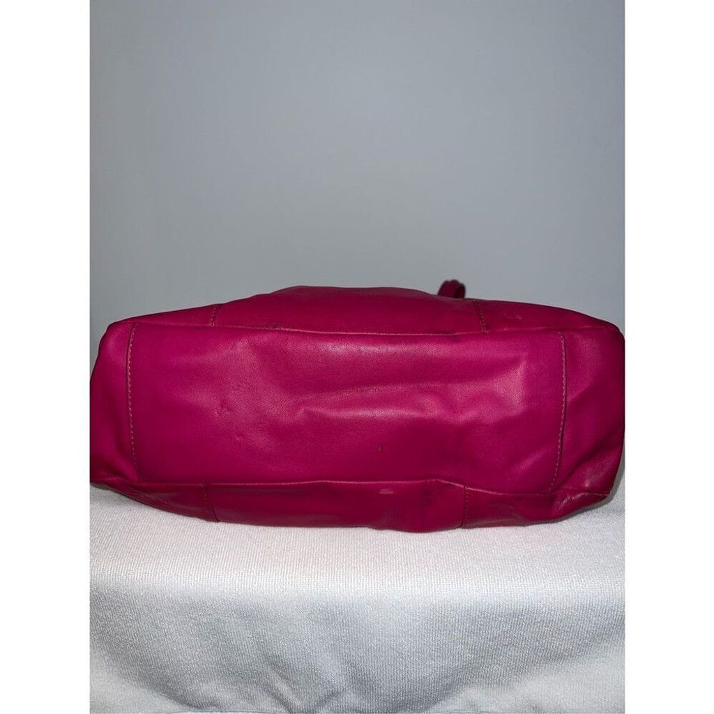 Coach VTG COACH Daisy Magenta Leather Emma Shoulder Bag F23973 Size ONE SIZE - 8 Thumbnail