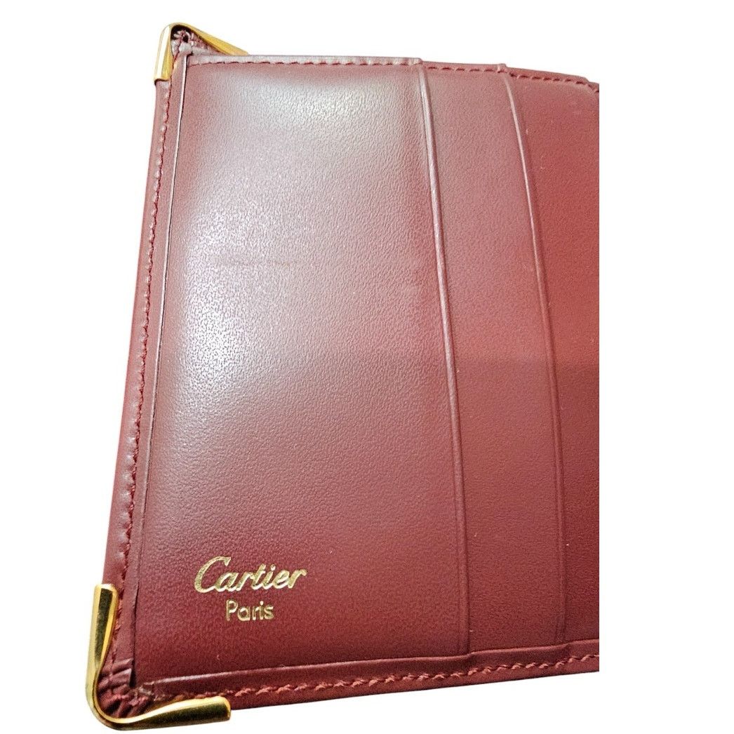 Cartier Cartier Bifold Wallet Vintage Must de Cartier Bordeaux Size ONE SIZE - 8 Thumbnail