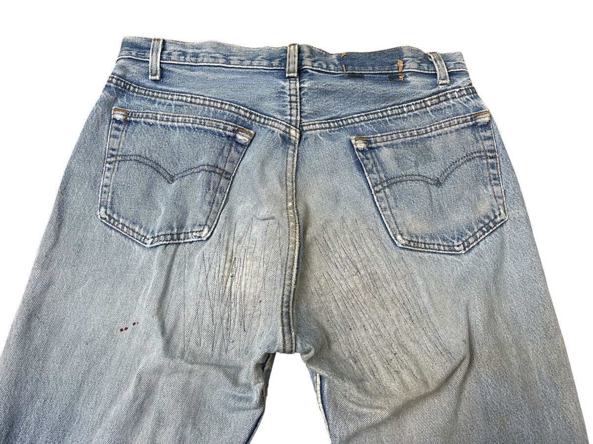 Levi's Vintage Levis 501 Jeans Faded Distressed Streetwear Size US 34 / EU 50 - 3 Thumbnail