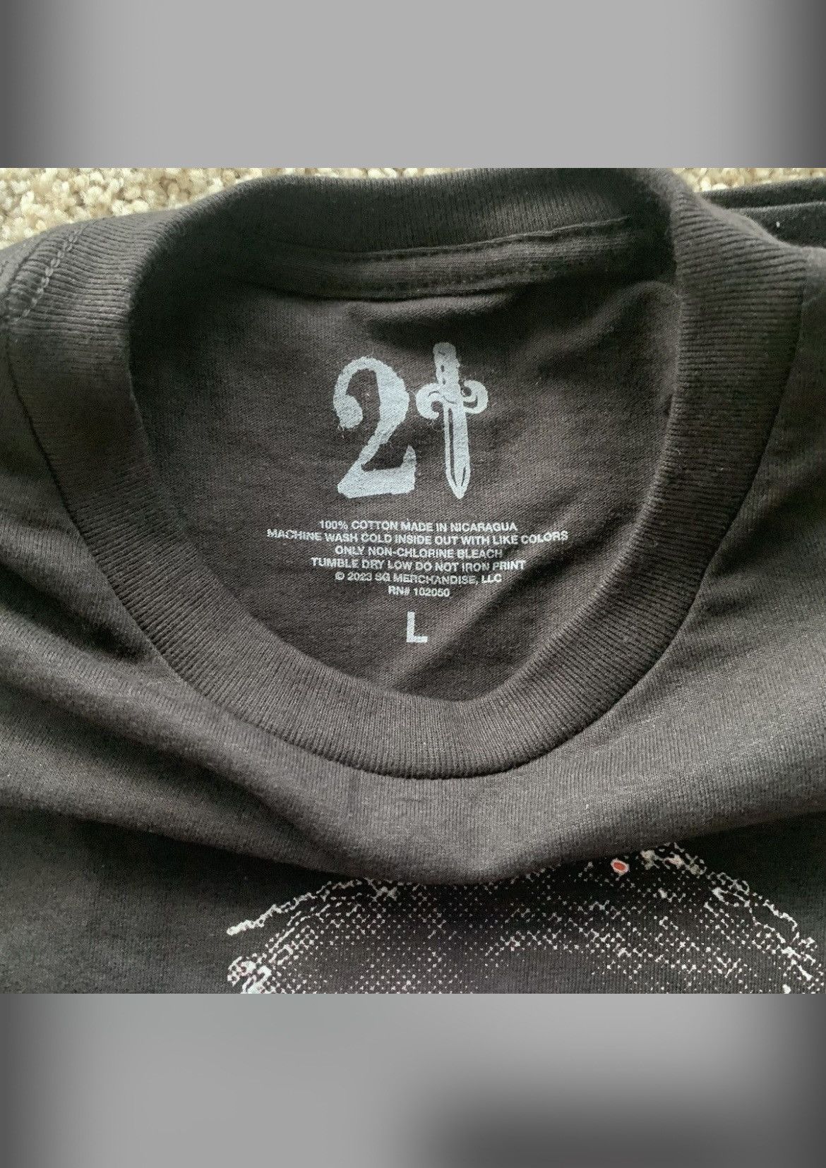 Drake Drake x 21 Savage It’s All A Blur Tour Merch Tee Size US L / EU 52-54 / 3 - 3 Thumbnail