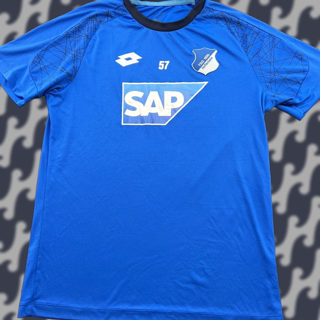 Vintage TSG 1899 Hoffenheim Mens Training Football Jersey Large Blue Lotto Shirt Size US L / EU 52-54 / 3 - 1 Thumbnail