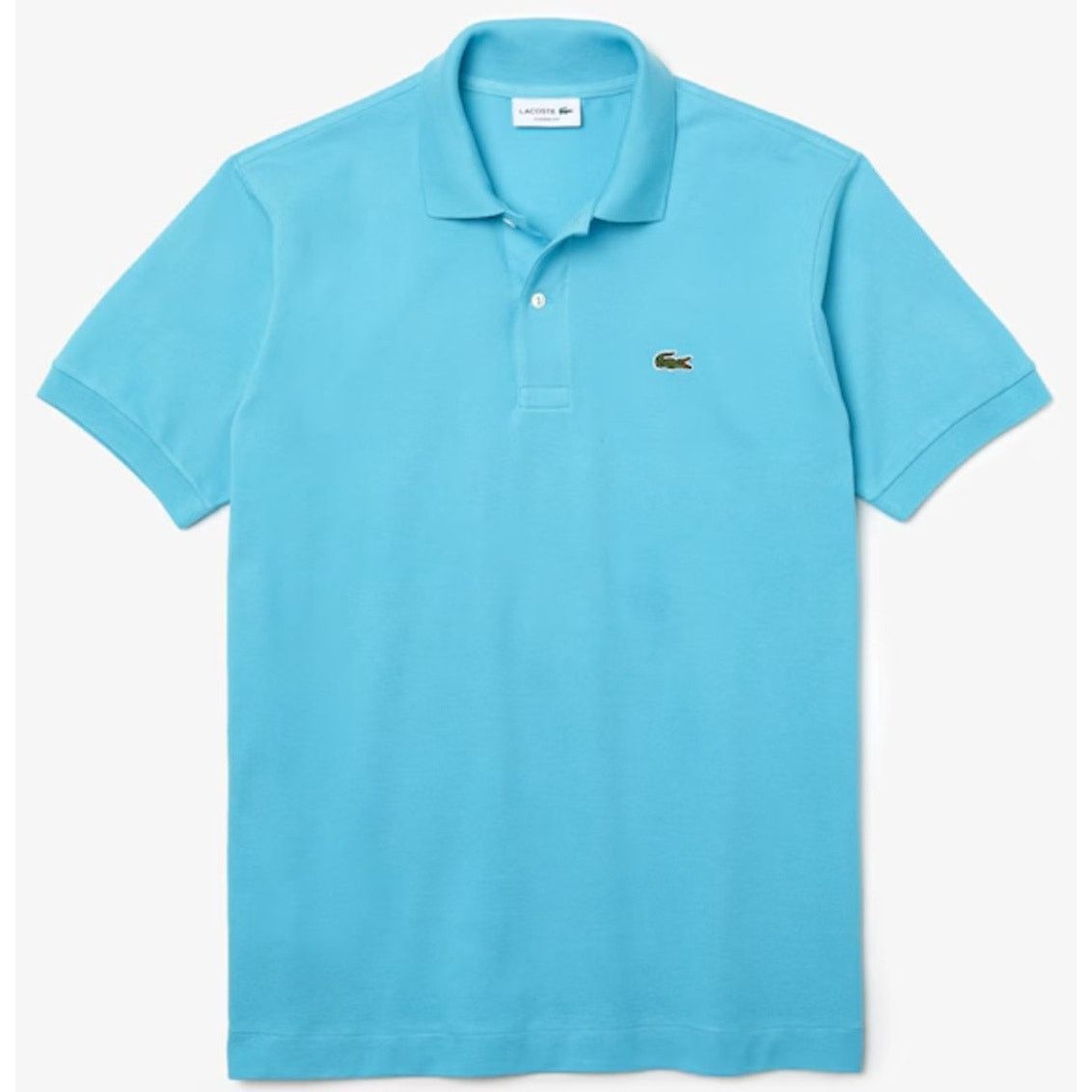 Lacoste Lacoste Mens Legacy Short Sleeve L.12.12 Pique Polo Blue S Size US S / EU 44-46 / 1 - 1 Thumbnail