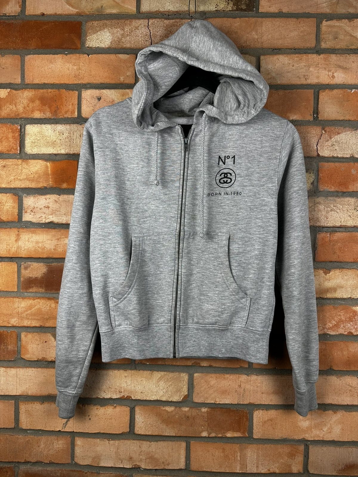 Stussy × Vintage Stussy zip hoodie big Logo Size XS / US 0-2 / IT 36-38 - 2 Thumbnail