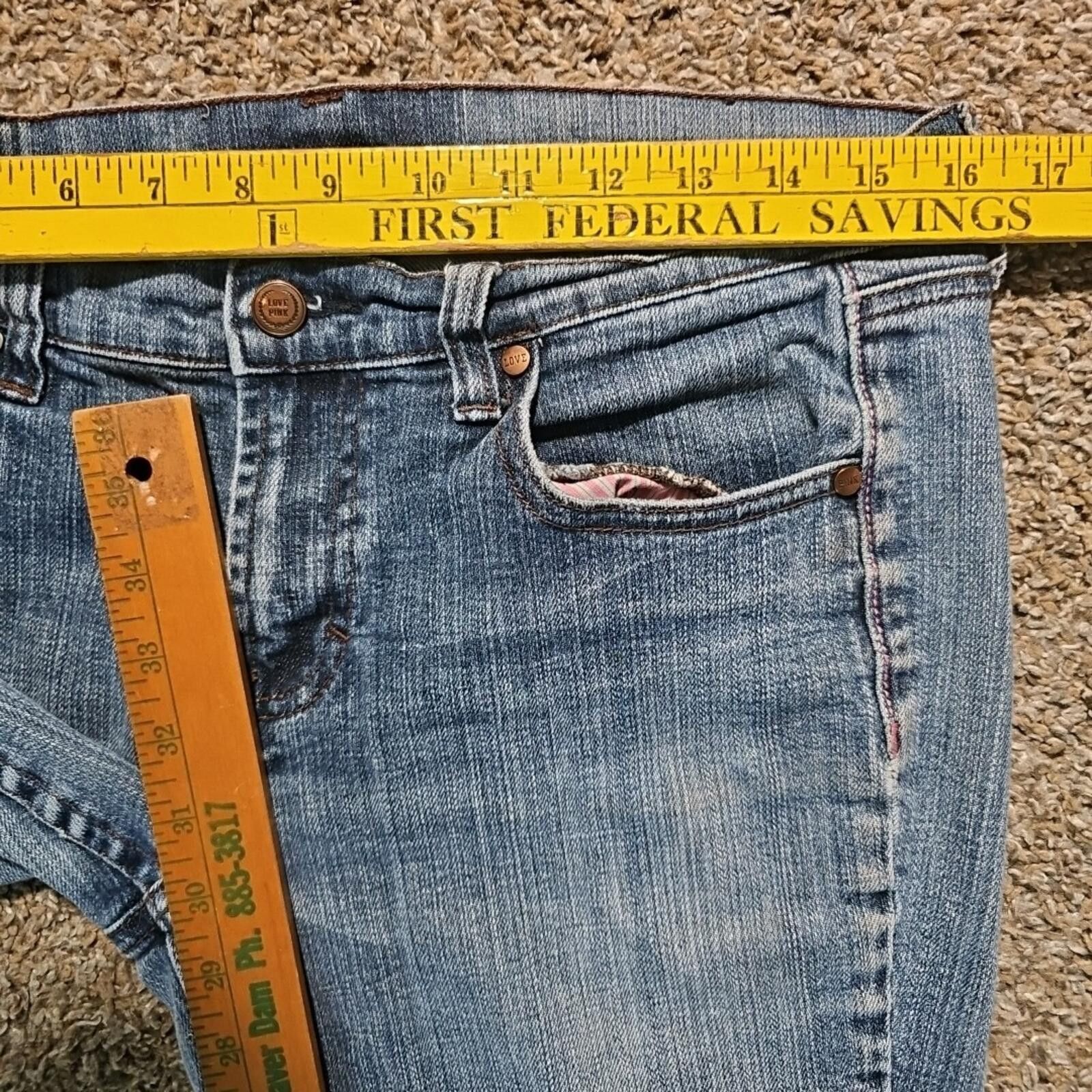 Pink Love Pink 12S Blue Jeans Bootcut Size 34" / US 12 / IT 48 - 4 Thumbnail