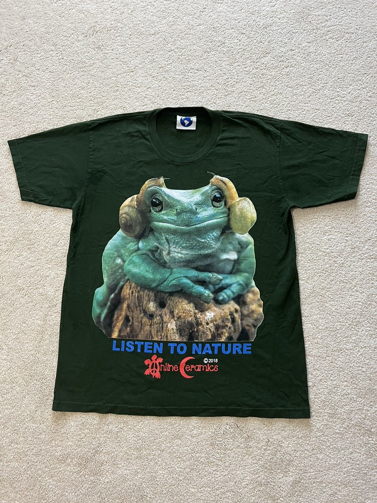 Online Ceramics L Online Ceramics Listen to Nature T-Shirt | Grailed