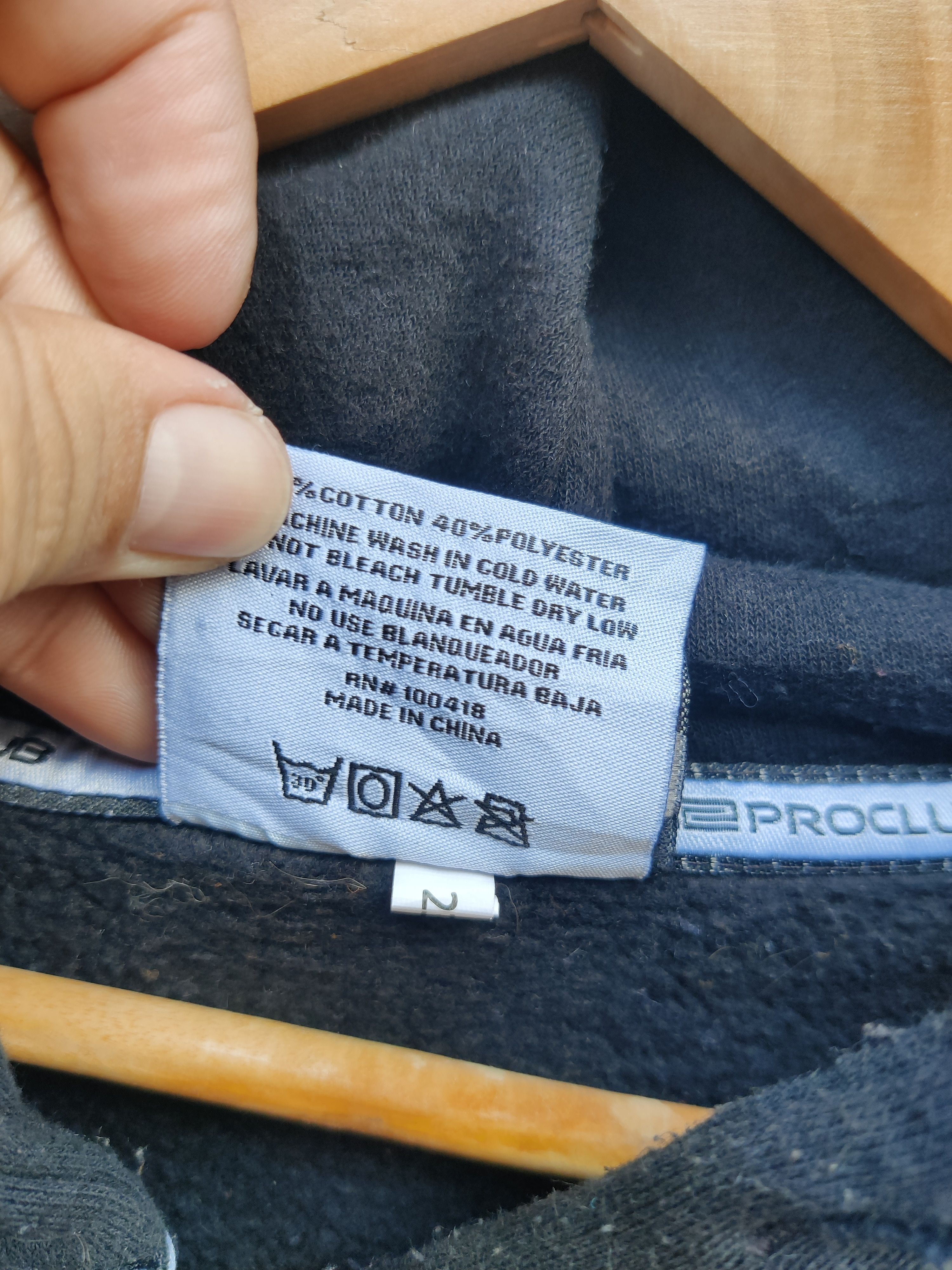 Japanese Brand Vintage Pro Club Black Basic Hoodie Size M Size US M / EU 48-50 / 2 - 11 Thumbnail