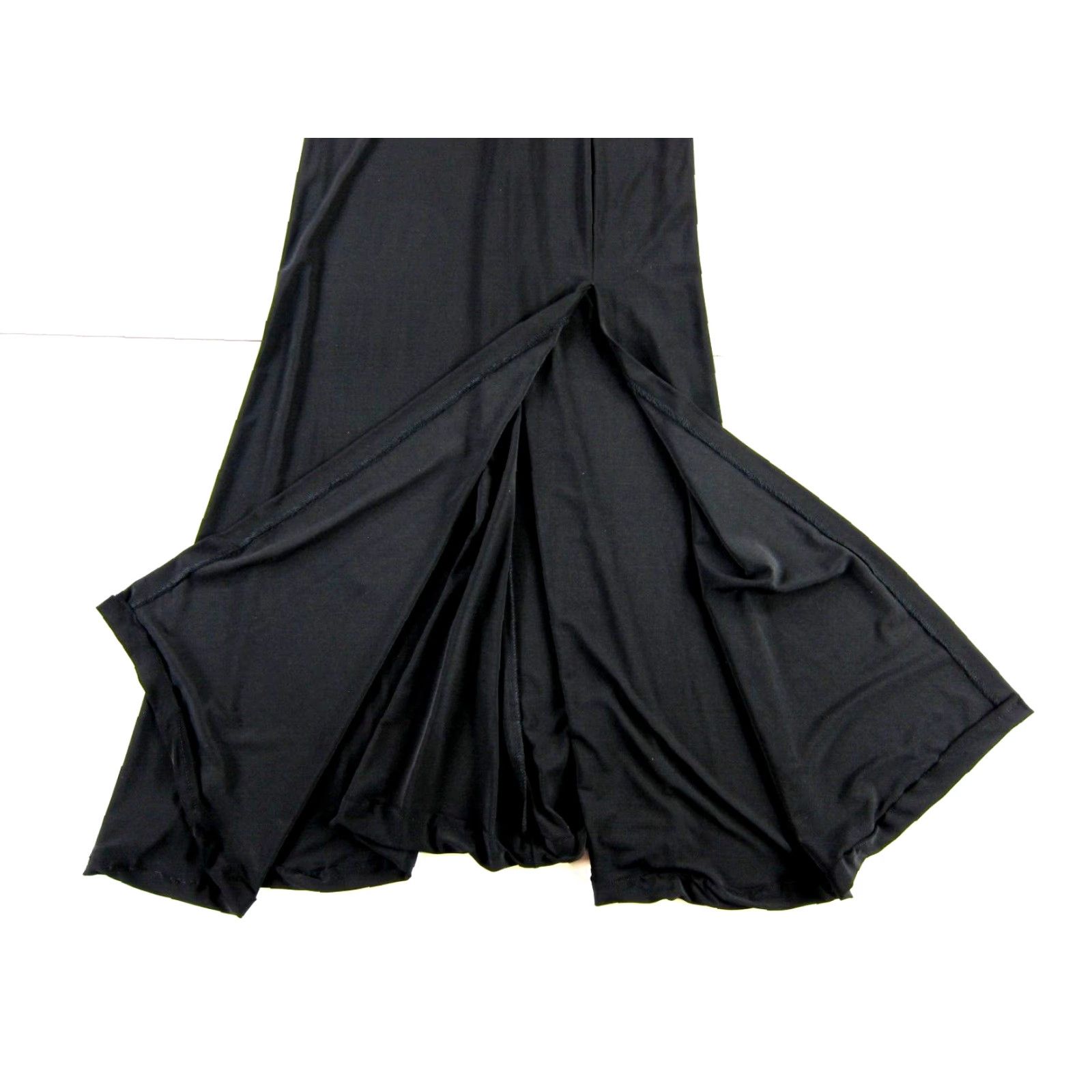 Vintage VINTAGE Morgan & Co. Black Gold High Neck Sleeveless Long Tank Formal Party Dress 1/2 Size XS / US 0-2 / IT 36-38 - 7 Thumbnail