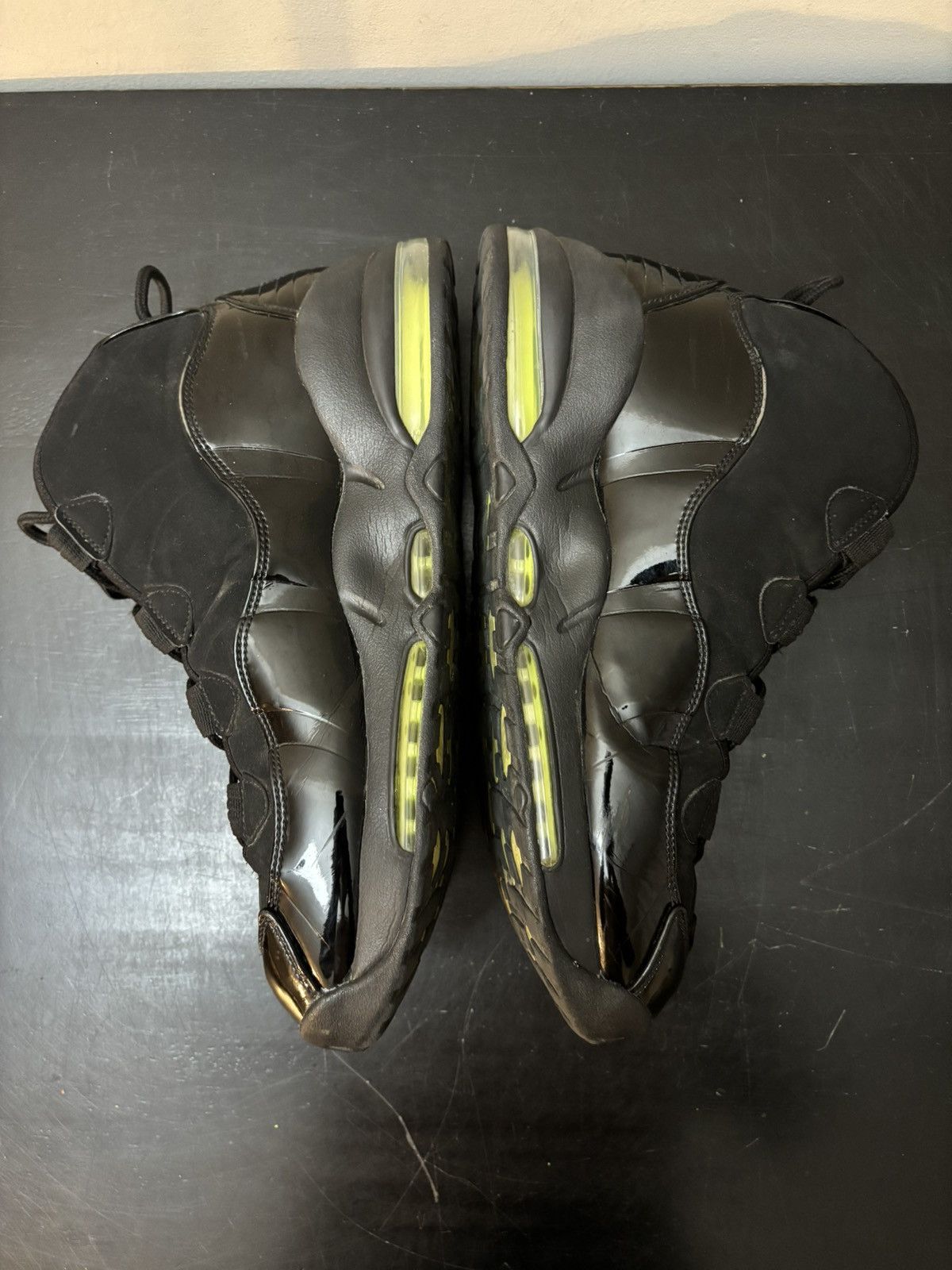 Nike Nike Air Max Uptempo 95 Black Volt Size US 12 / EU 45 - 3 Thumbnail