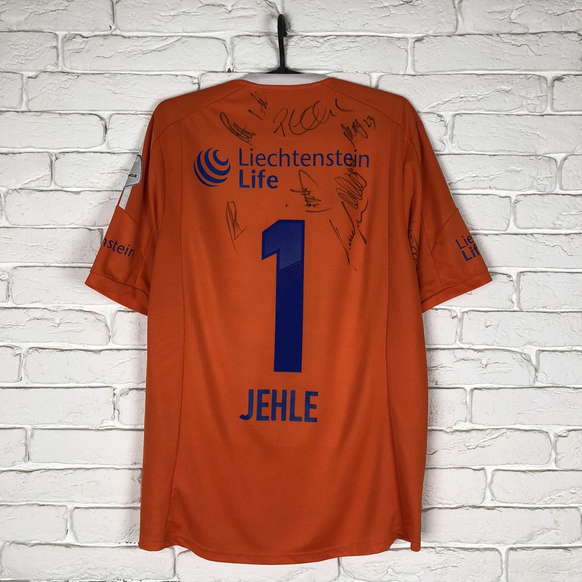 Adidas Vaduz Liechtenstein Match Worn 2011 2012 Goalkeeper jersey Size US L / EU 52-54 / 3 - 2 Thumbnail