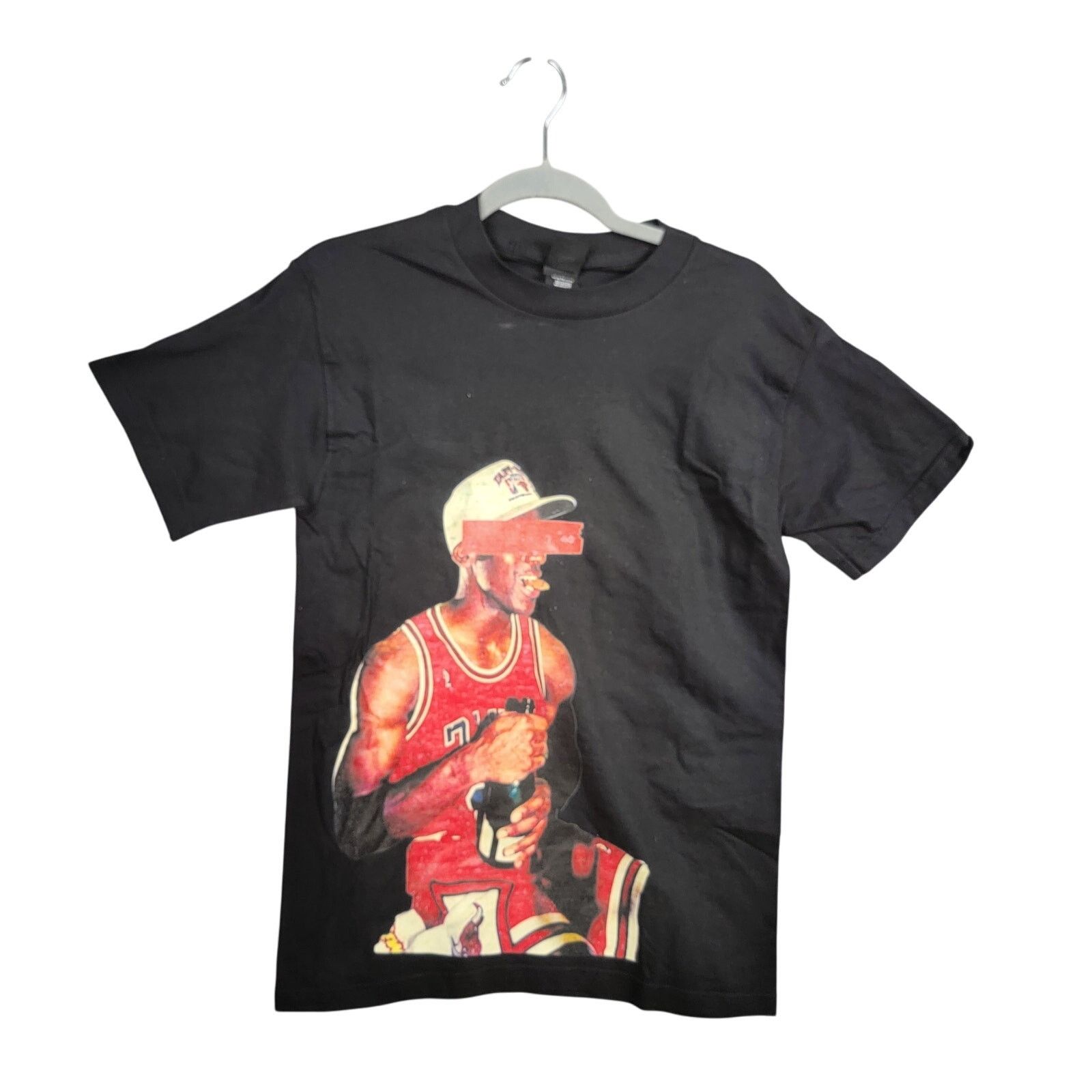 Hanes Chicago Bulls Michael Jordan Blind Optimism Tee Men's Small Size US S / EU 44-46 / 1 - 1 Thumbnail