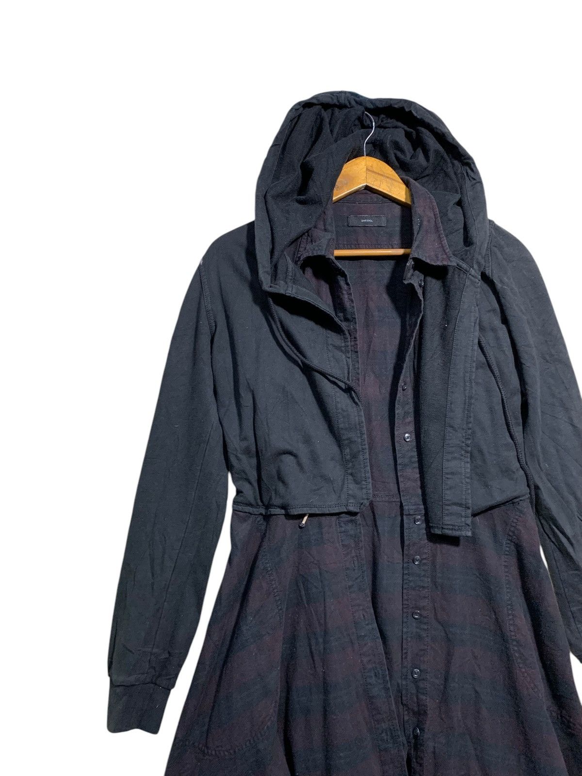 Diesel 🔥DIESEL HOODIE MAXI DRESS Size M / US 6-8 / IT 42-44 - 2 Thumbnail