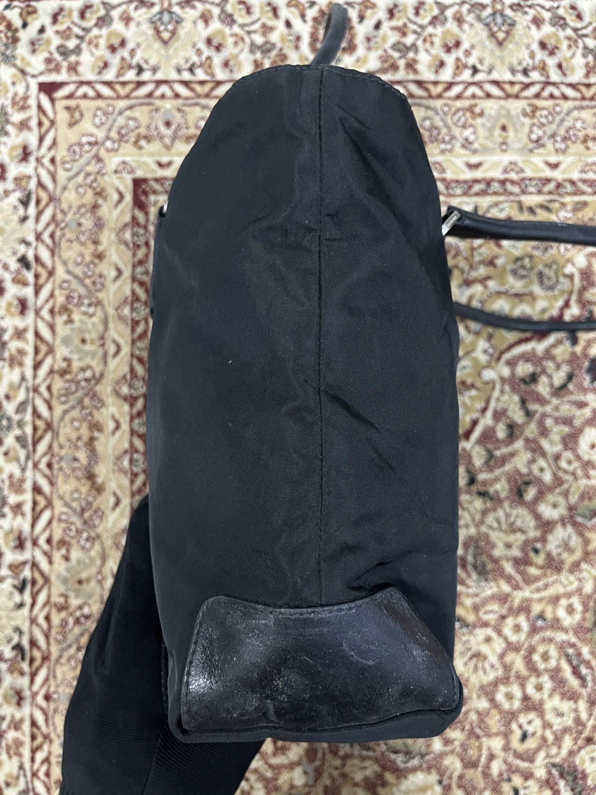 Prada Prada Re-Nylon Embroidered Tote Bag Size ONE SIZE - 3 Thumbnail