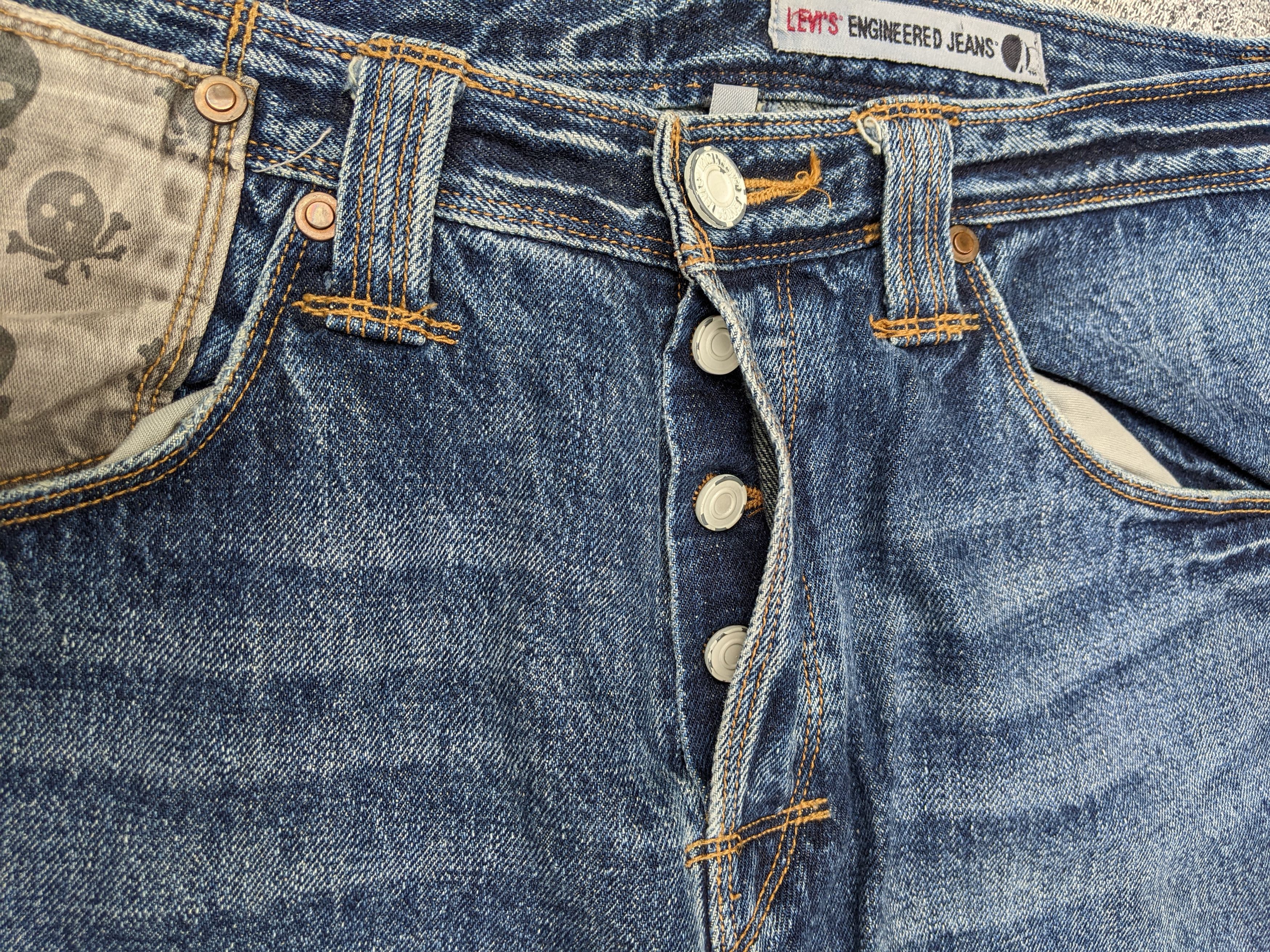 Levi's Levi's Engineered Twist Leg Skull Vkei Style Size US 34 / EU 50 - 6 Thumbnail