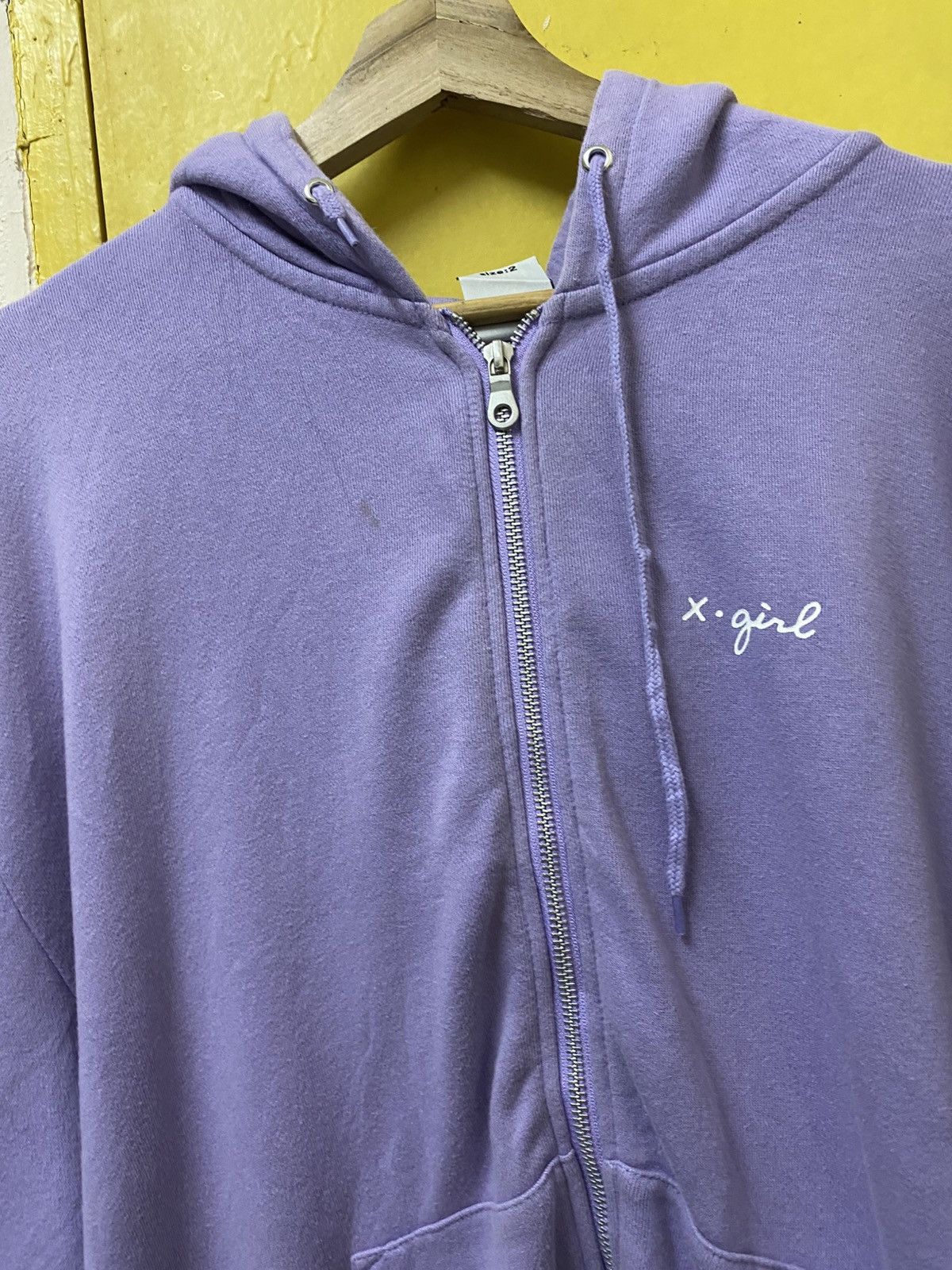 X-Girl X Girl Hoodie Zipper Purple Colour Size L / US 10 / IT 46 - 7 Thumbnail