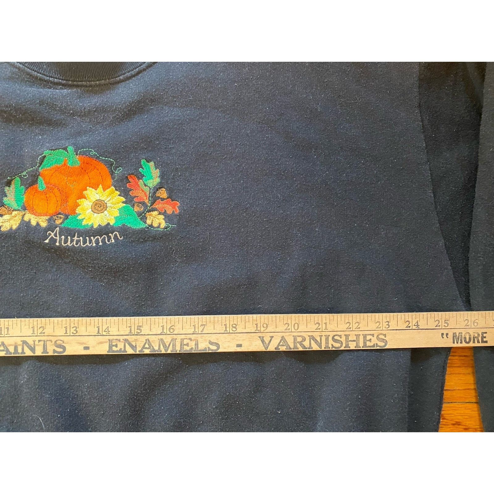 Gianni Valentino VTG Fall Pumpkin Sweatshirt Collar Women’s L Embroider Size L / US 10 / IT 46 - 7 Thumbnail