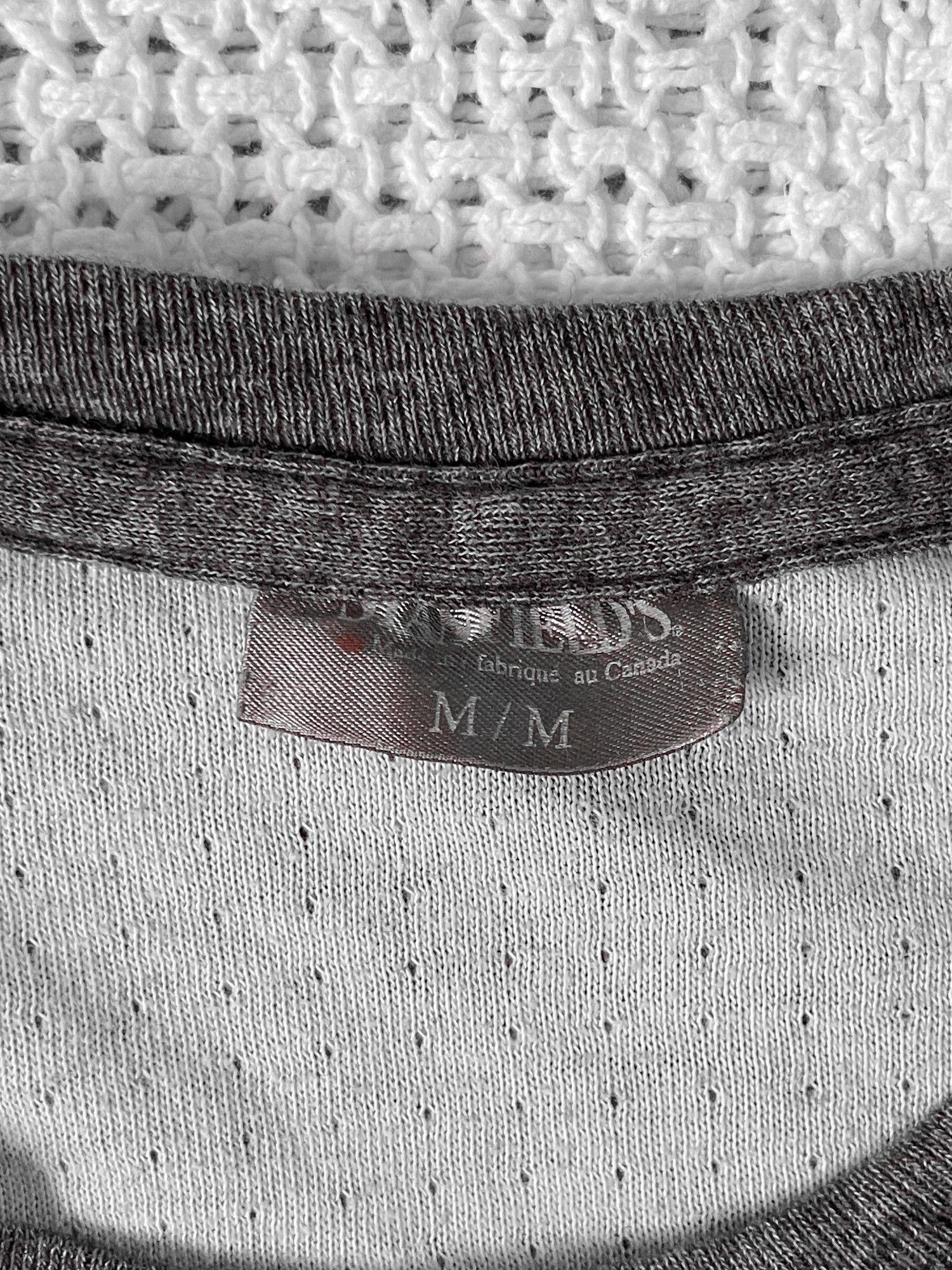 Vintage 80s Single Stitch Thermal Mounted Collar Long Sleeve T-Shirt Size US M / EU 48-50 / 2 - 3 Thumbnail