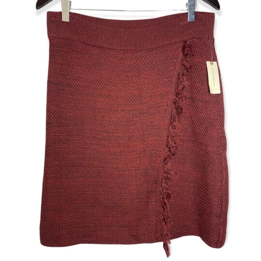 Anthropologie Anthropologie Maeve Arnhem Knit Fringe Skirt Size 28" / US 6 / IT 42 - 2 Thumbnail