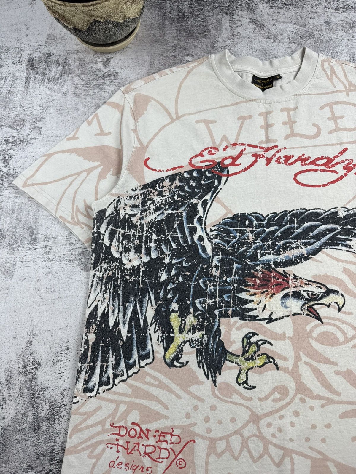 Ed Hardy Ed Hardy X Urban Outfitters Over print Tiger Logo Oversized T Shirt Tee Jersey Size US M / EU 48-50 / 2 - 7 Thumbnail