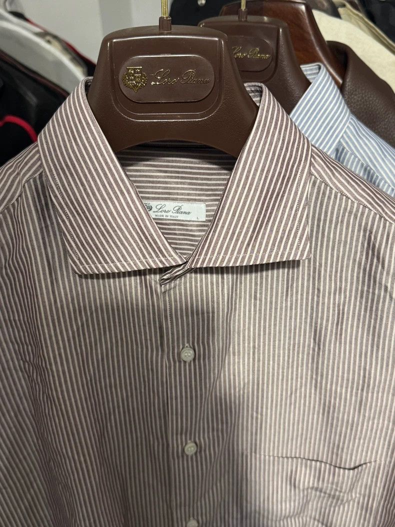 Loro Piana LORO PIANA Silk shirts Size L / US 10 / IT 46 - 2 Thumbnail