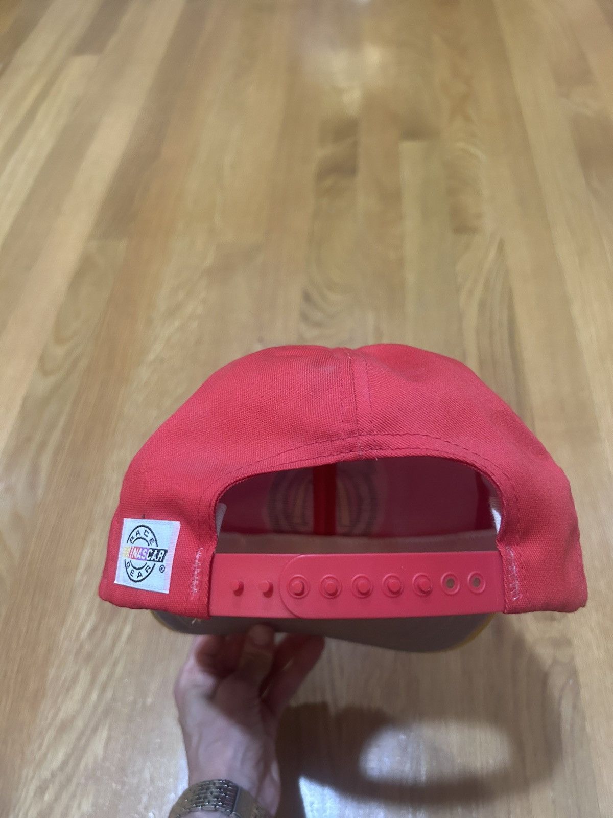 NASCAR NASCAR vintage y2k McDonalds racing team SnapBack hat #27 Size ONE SIZE - 4 Thumbnail