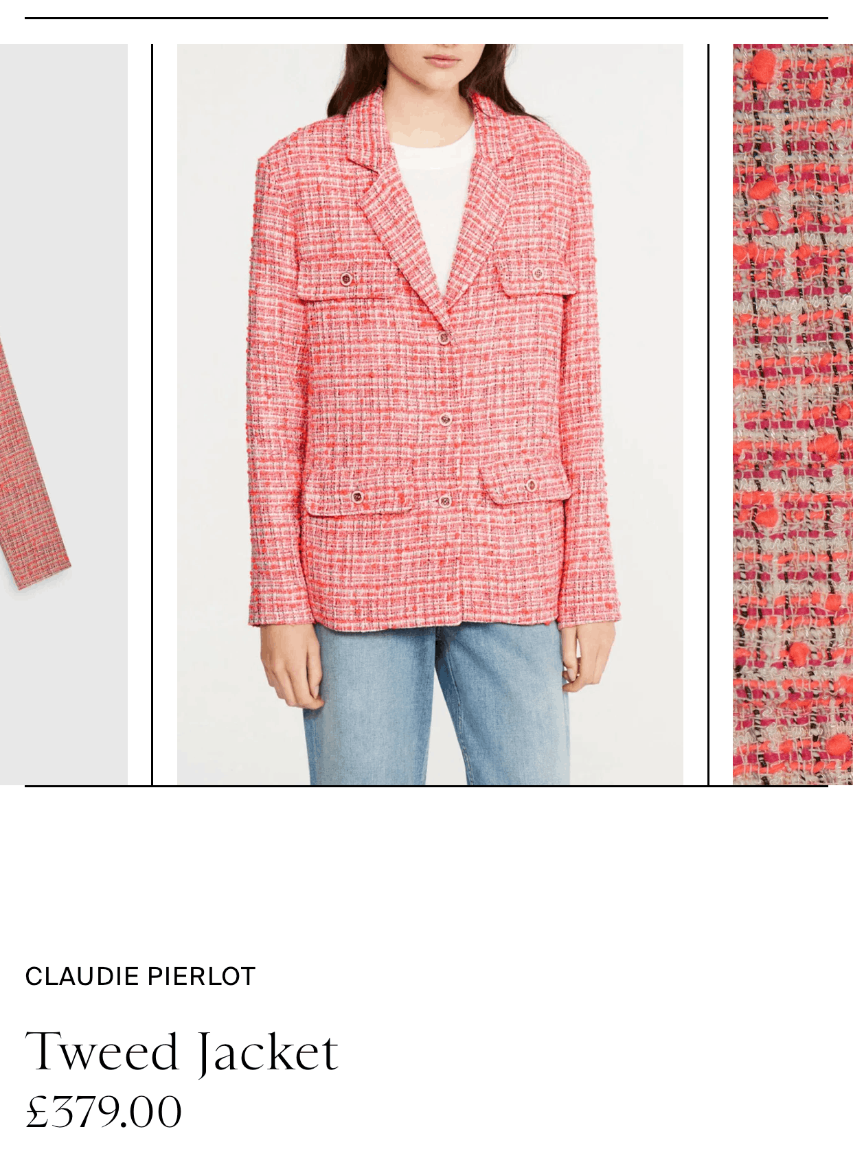 Other pink neon tweed blazer claudie perlot Size M / US 6-8 / IT 42-44 - 3 Thumbnail