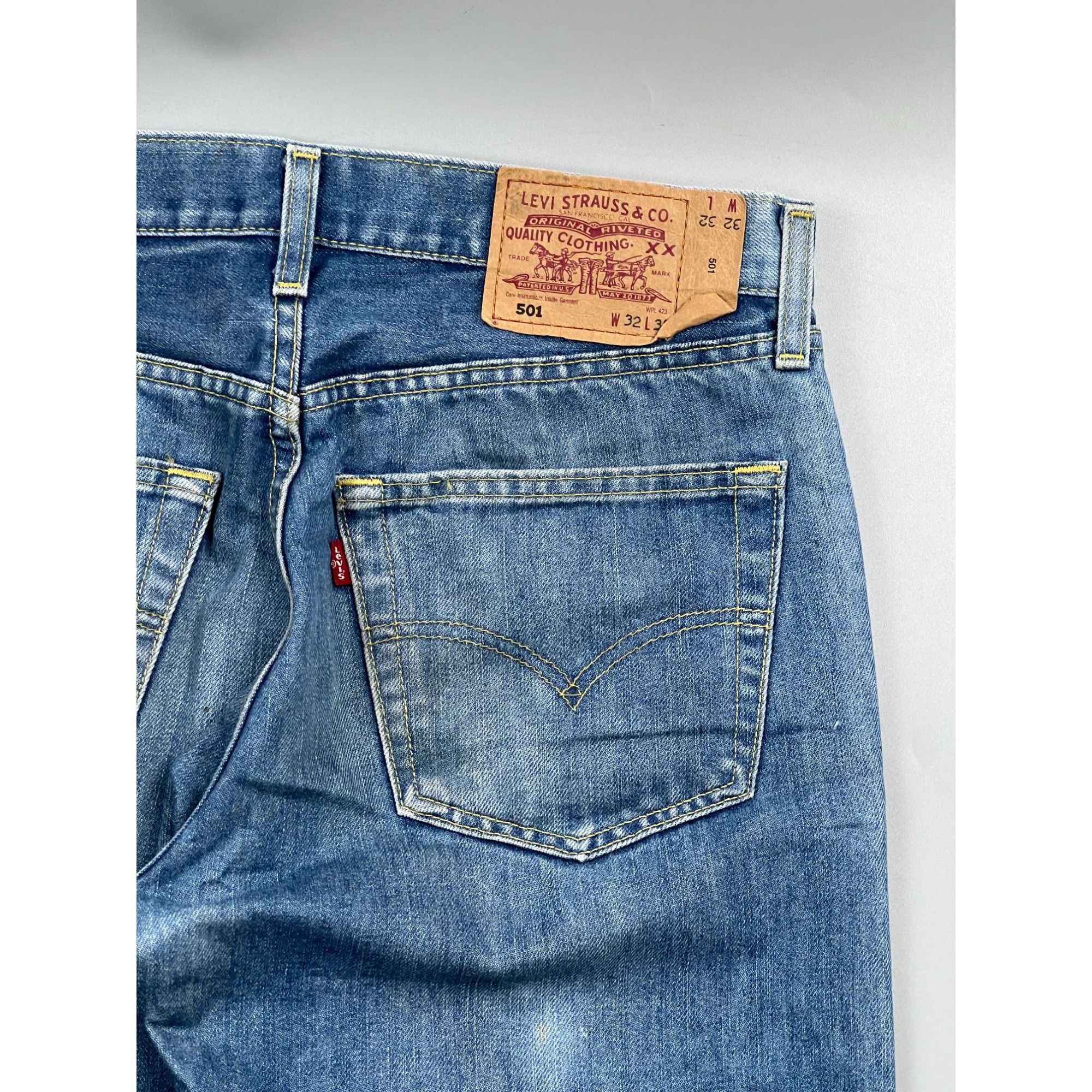 Levi's Levi’s 501 Made in UK Denim Jeans Pants (Y0904) Size US 32 / EU 48 - 12 Thumbnail