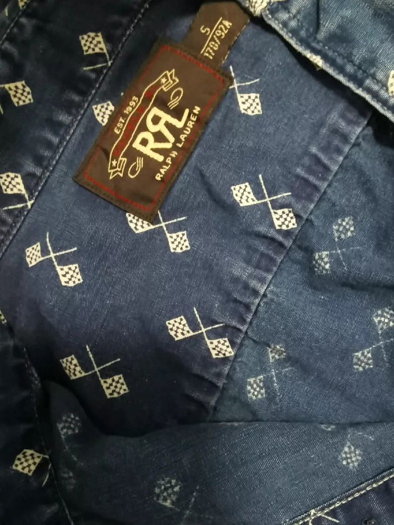 RRL Ralph Lauren RRL Ralph Lauren Blue dyed old shirt Size US S / EU 44-46 / 1 - 3 Thumbnail