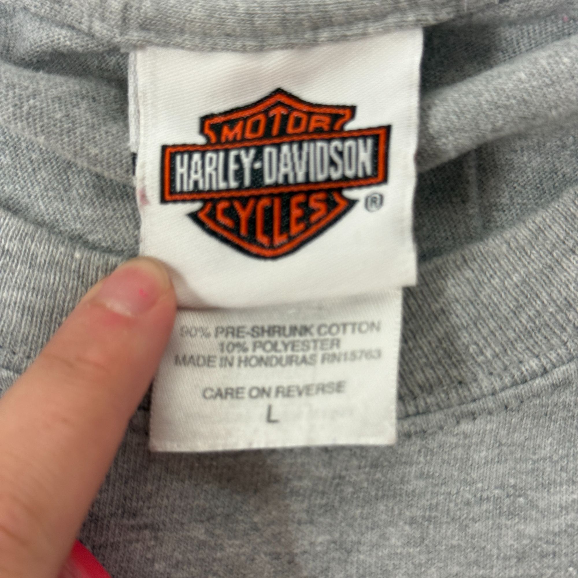 Harley Davidson Vtg Harley Davidson Heather SMOKEY MOUNTAIN DRAGON Shirt Size US L / EU 52-54 / 3 - 6 Thumbnail